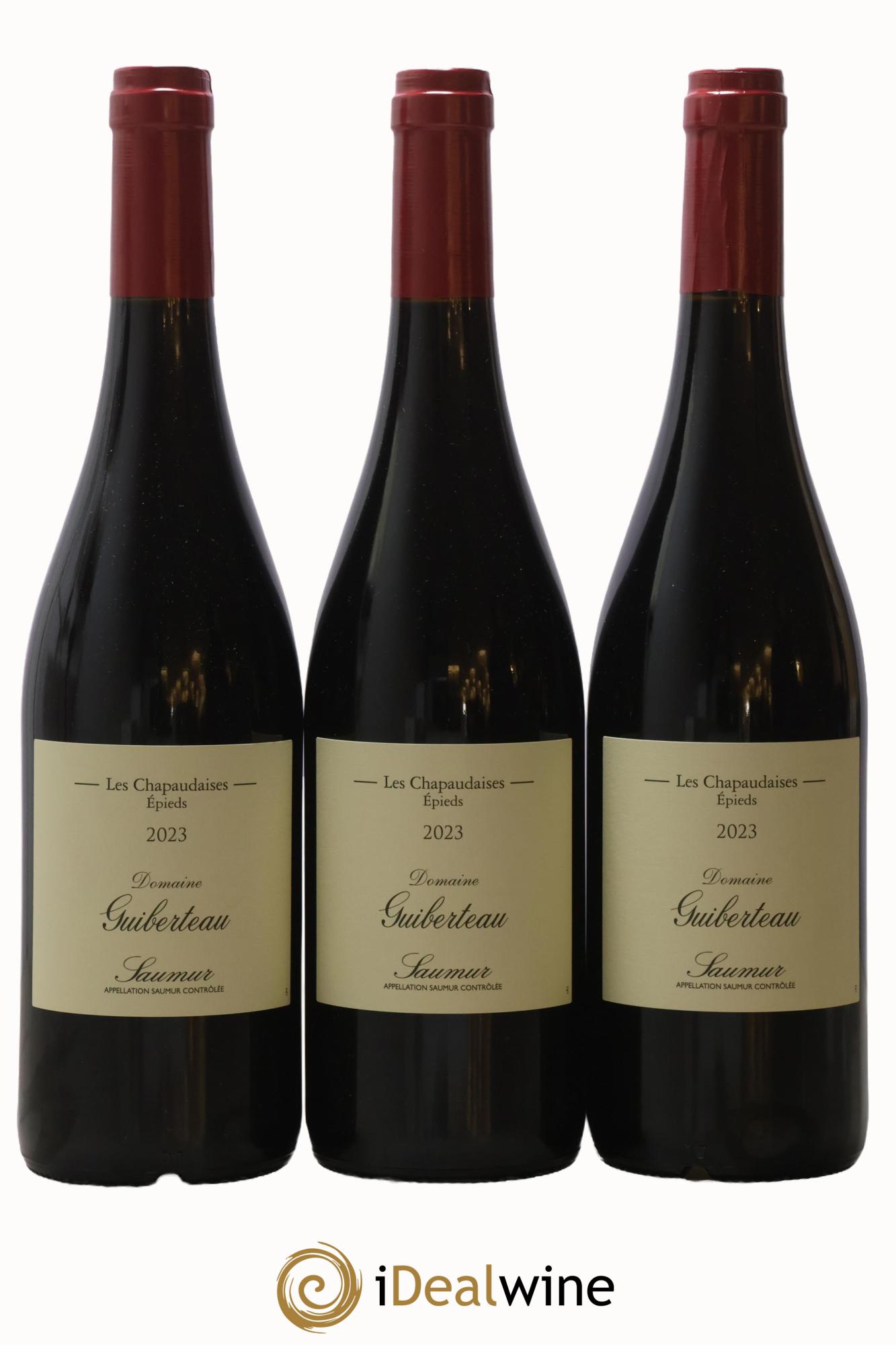 Saumur Les Chapaudaises Domaine Guiberteau Epieds 2023 - Posten von 3 Flaschen - 0