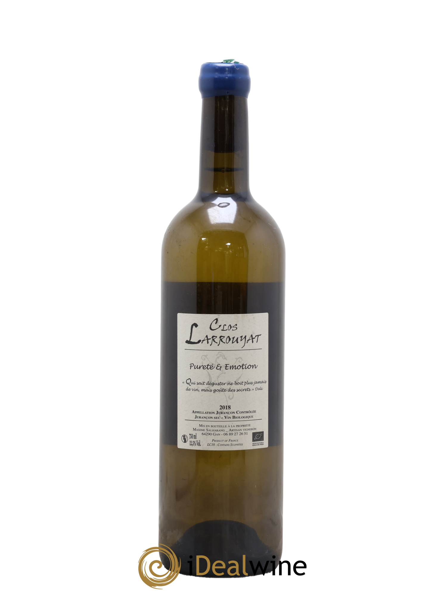 Jurançon sec Comète Clos Larrouyat 2018 - Posten von 1 Flasche - 1