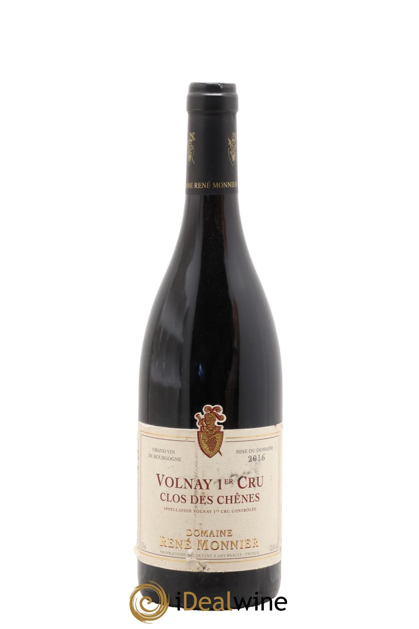 Volnay 1er Cru Clos Des Chêne René Monnier 2016 - Lotto di 1 bottiglia - 0