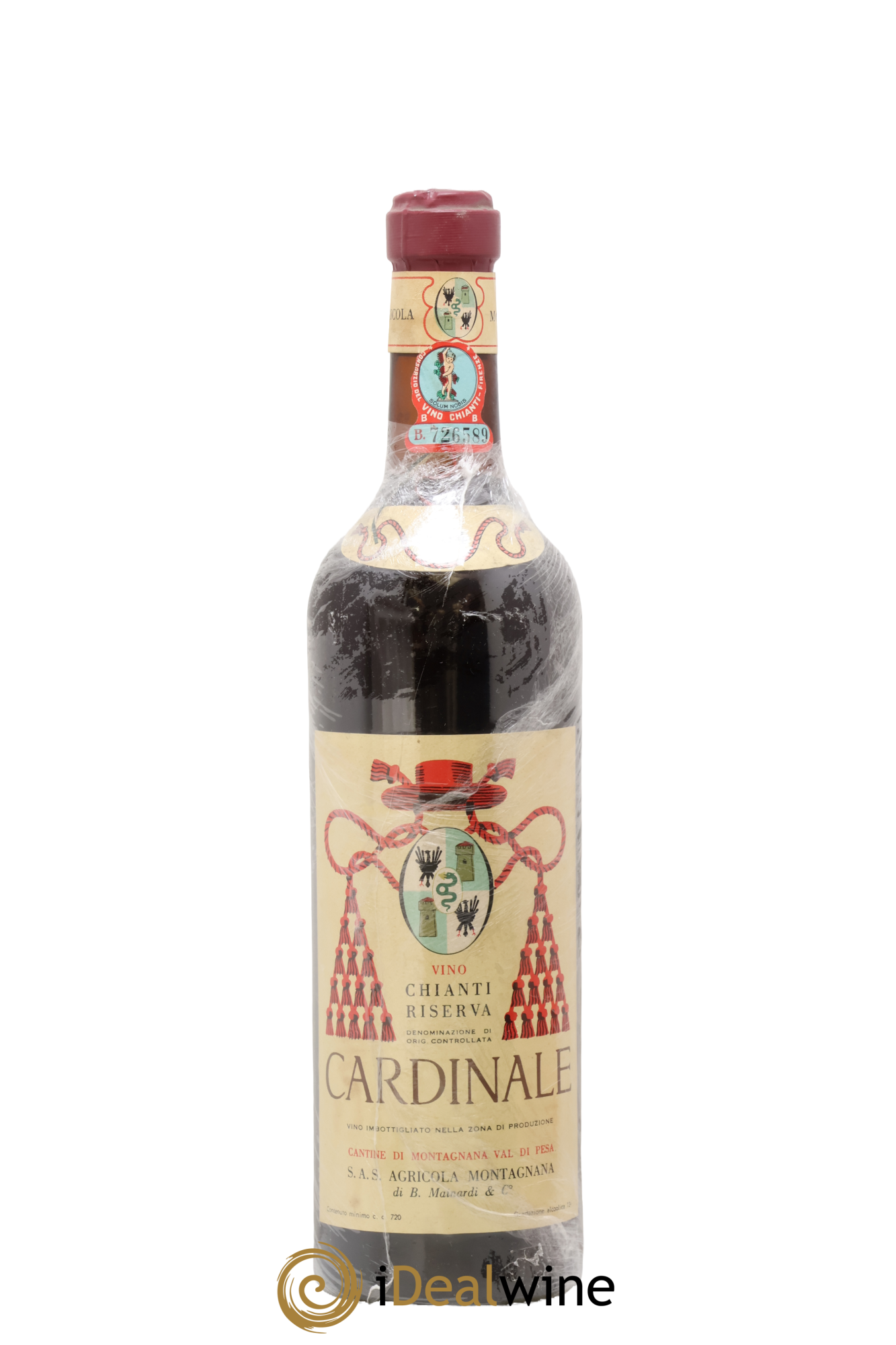 Chianti Classico DOCG Riserva Cardinale Vel Di Pesa Cantine Di Montagnana 1964 - Lot de 1 bouteille - 0