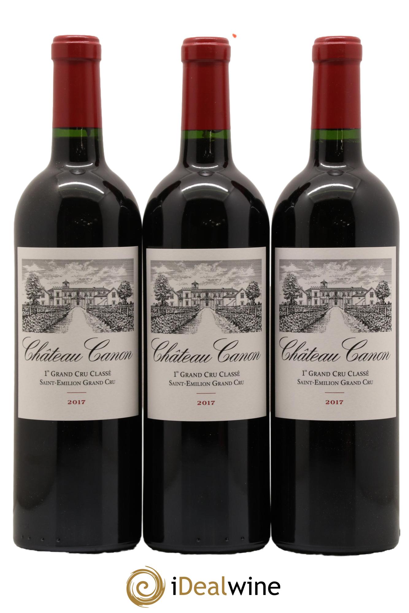 Château Canon 1er Grand Cru Classé B  2017 - Lot of 6 bottles - 1
