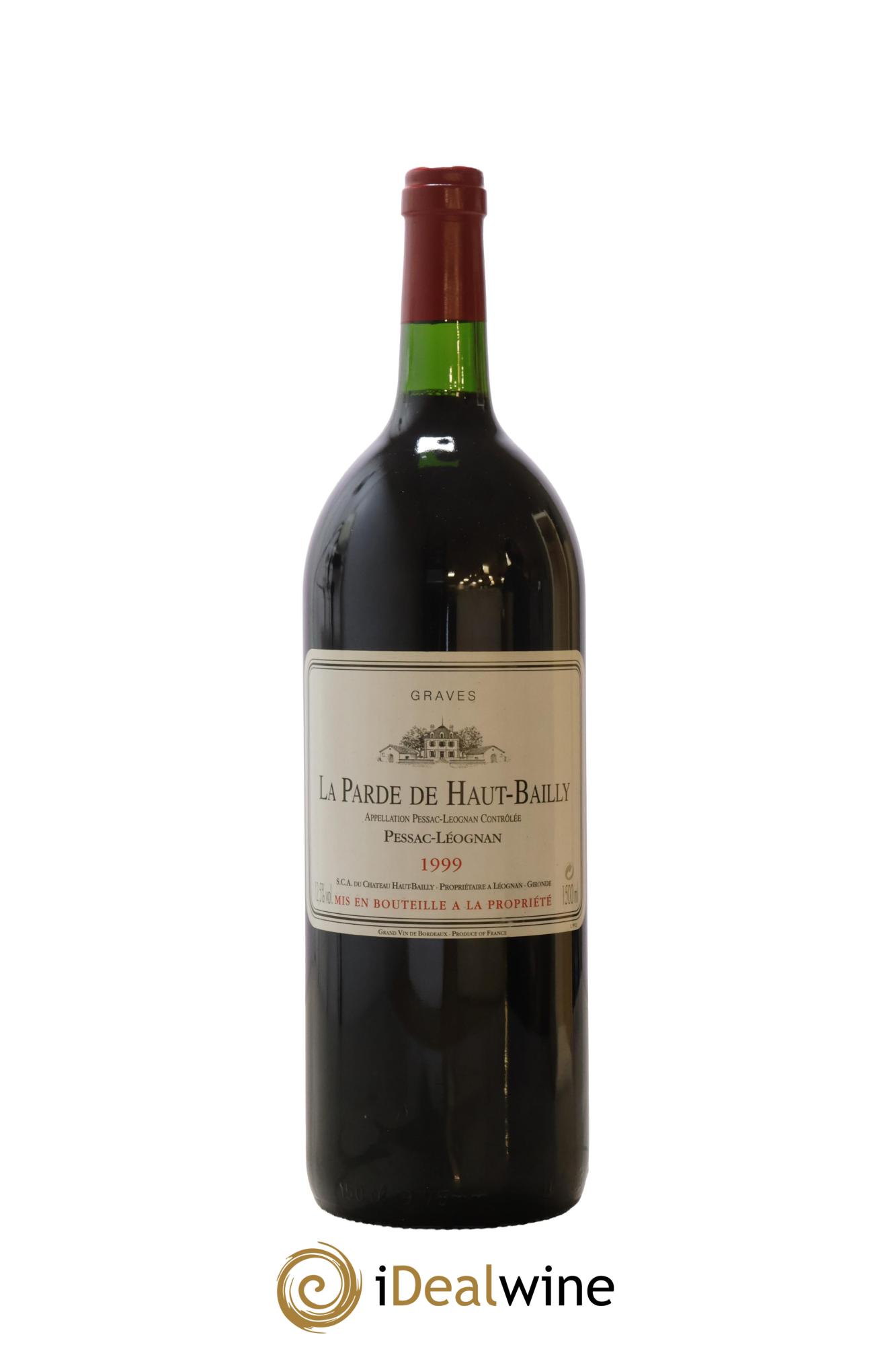 Haut Bailly II (Anciennement La Parde de Haut-Bailly) Second Vin 1999 - Lot de 1 magnum - 0