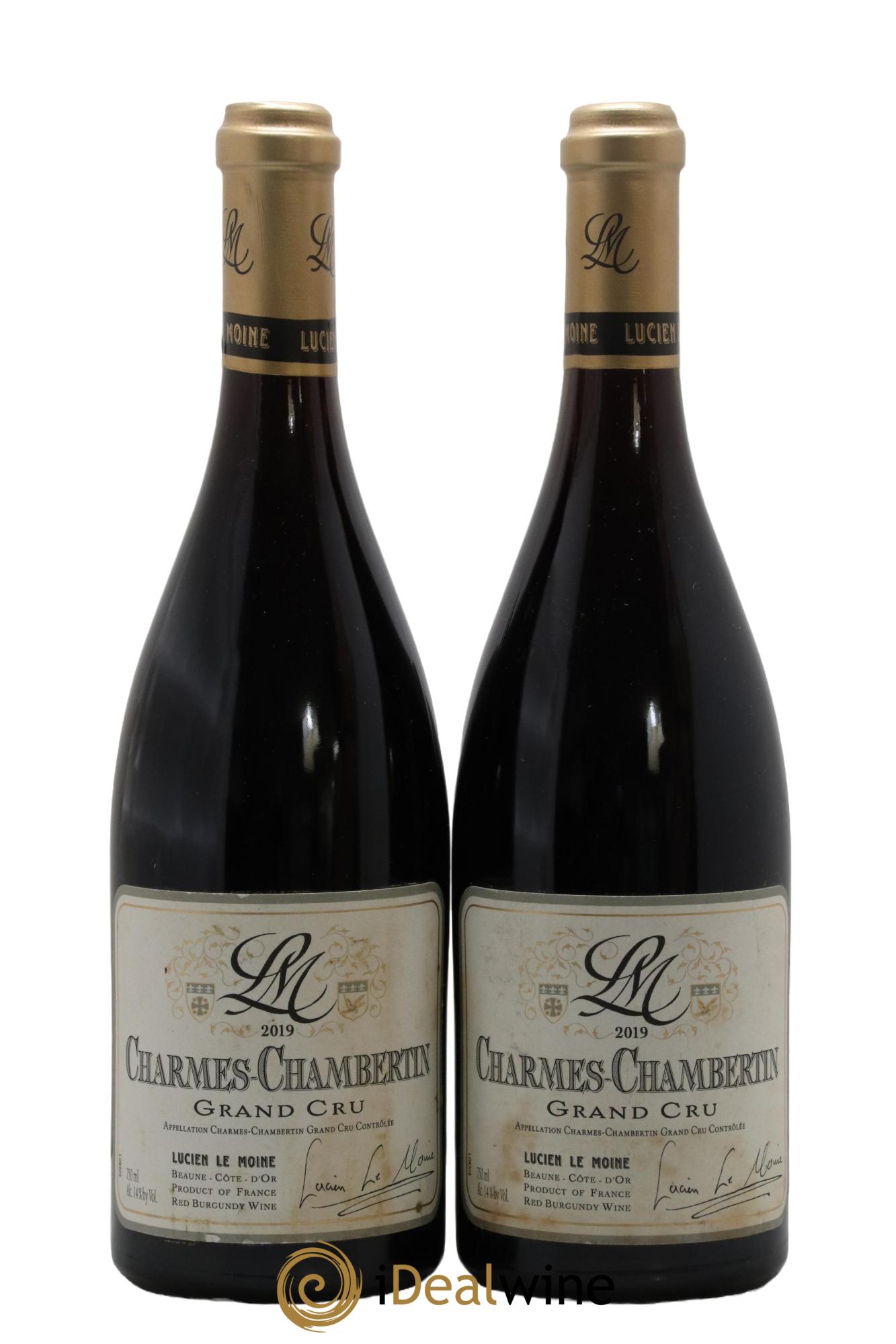 Charmes-Chambertin Grand Cru Lucien Le Moine 2019 - Lotto di 2 bottiglie - 0