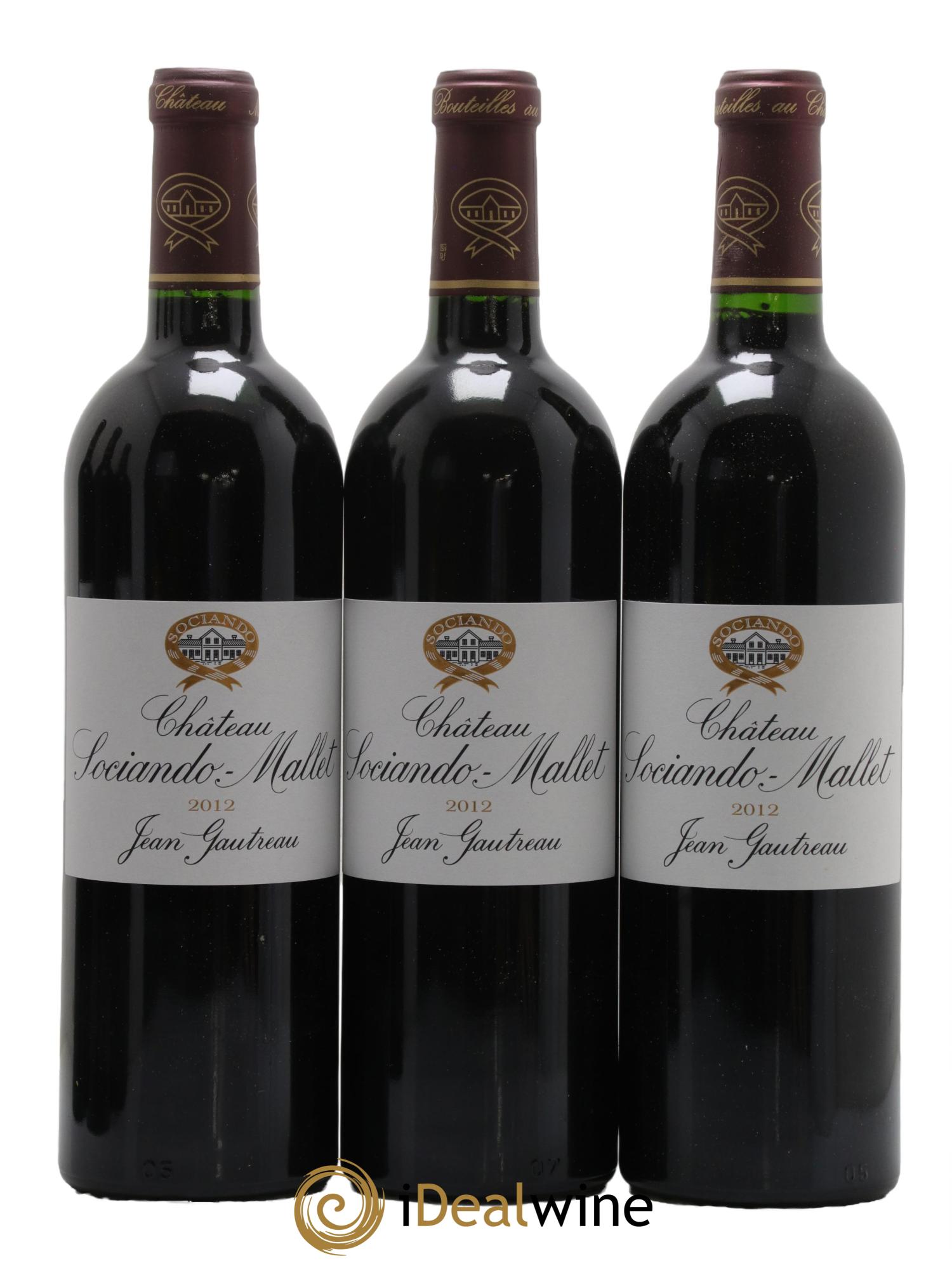 Château Sociando Mallet 2012 - Lot de 6 bouteilles - 2