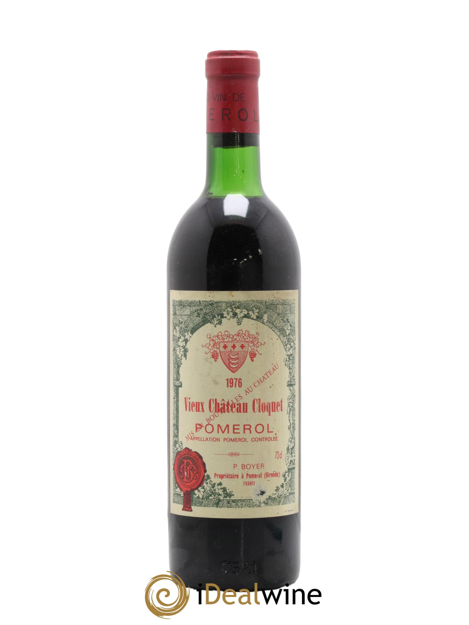 Pomerol Vieux Château Cloquet 1976 - Lot de 1 bouteille - 0
