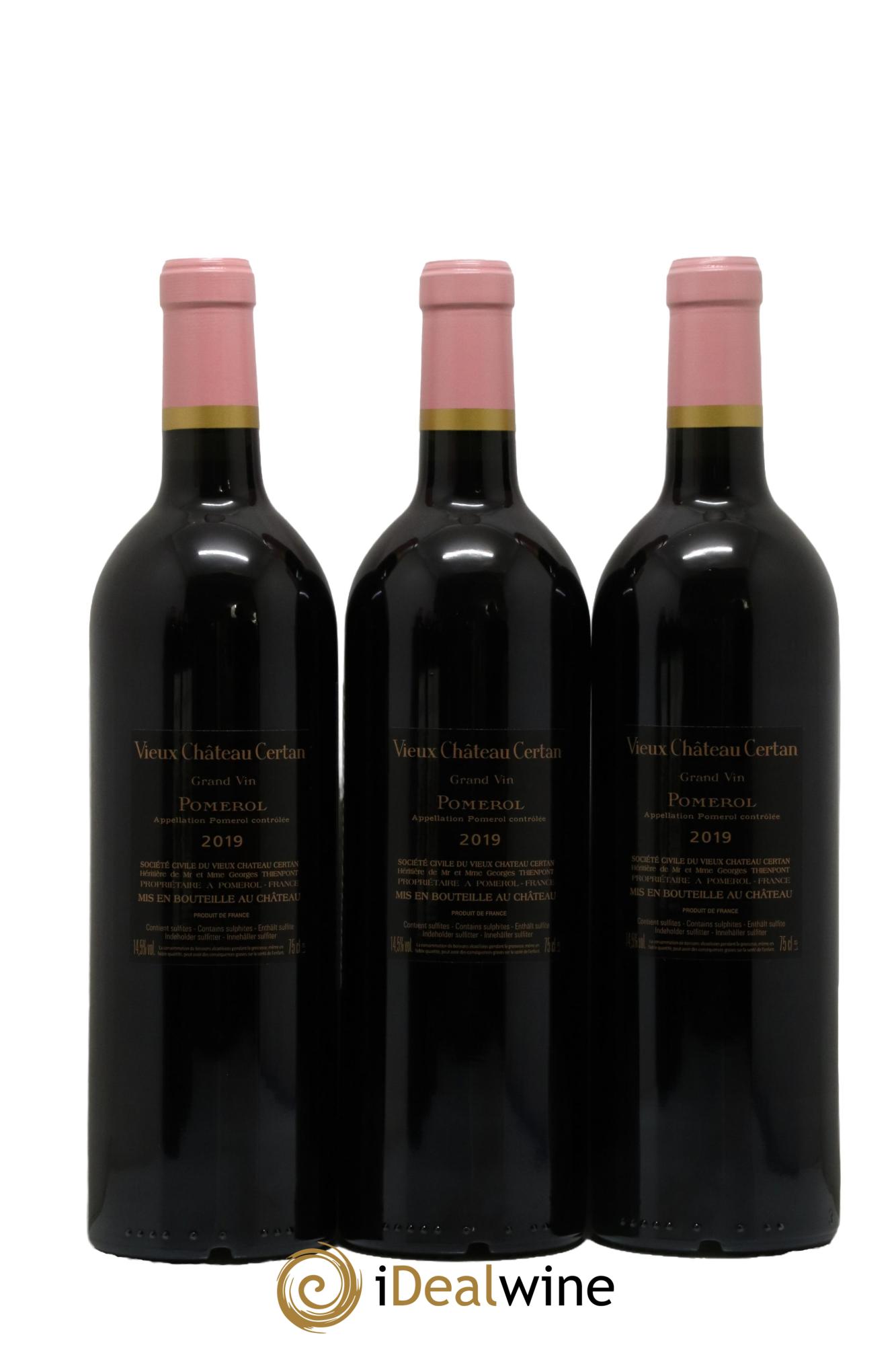 Vieux Château Certan  2019 - Posten von 6 Flaschen - 2