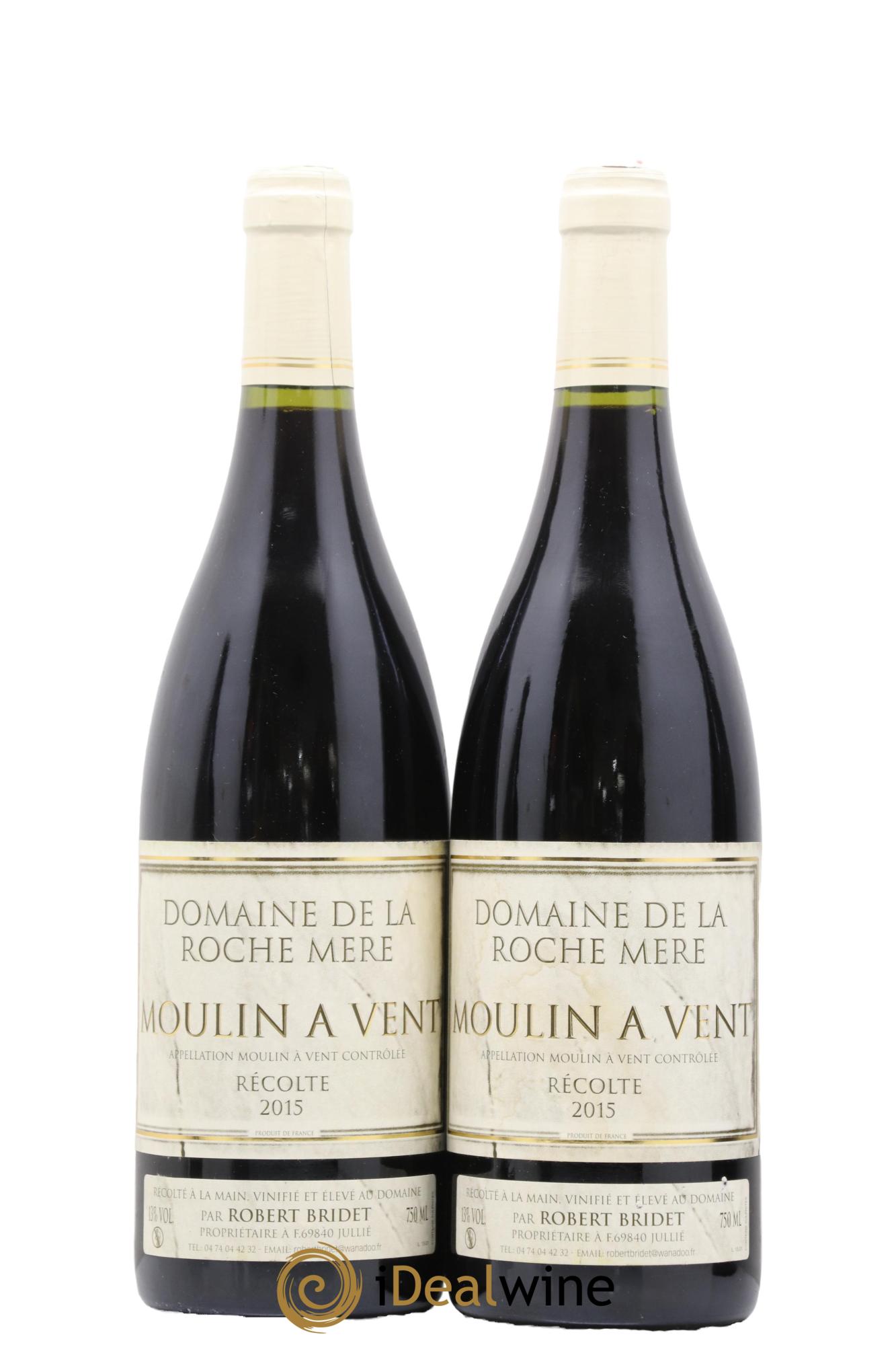 Moulin-à-Vent Domaine de la Roche Mère Bridet 2015 - Lot de 2 bouteilles - 0