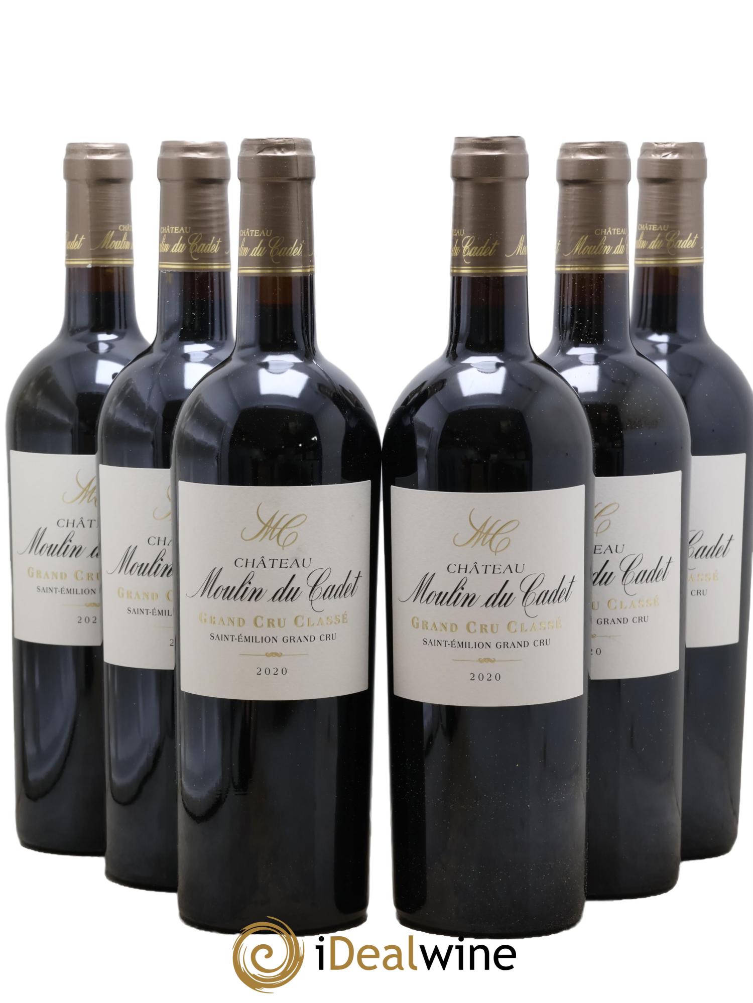 Château Moulin du Cadet Grand Cru Classé 2020 - Lot of 6 bottles - 0