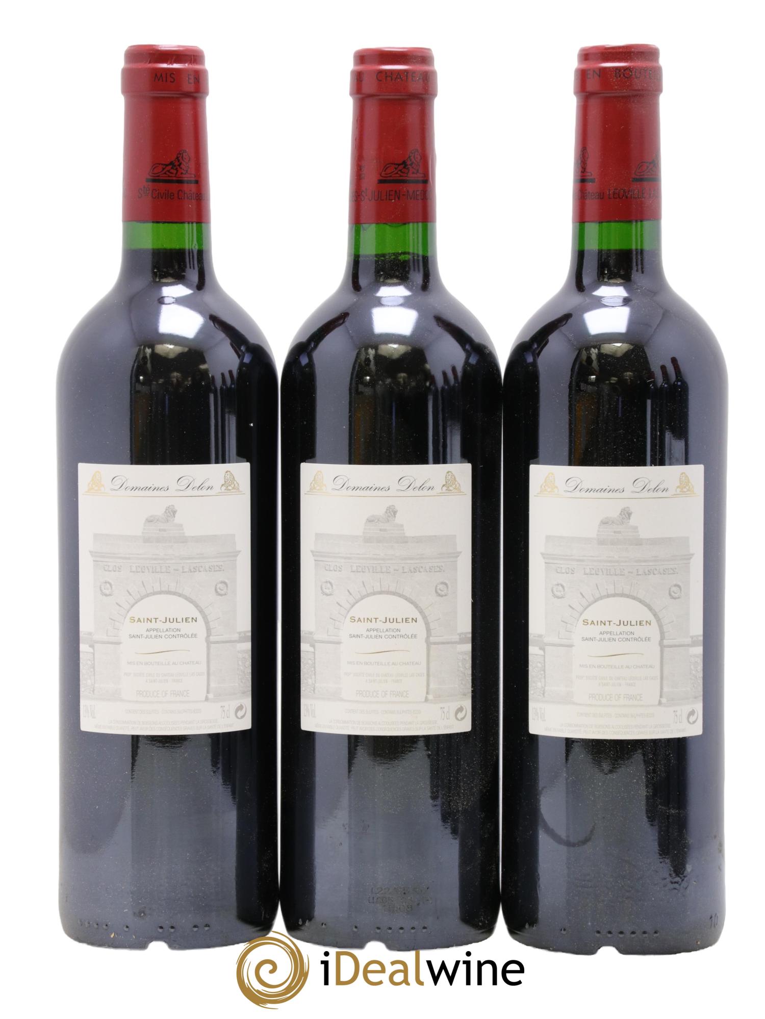 Château Léoville Las Cases 2ème Grand Cru Classé 2005 - Posten von 6 Flaschen - 2