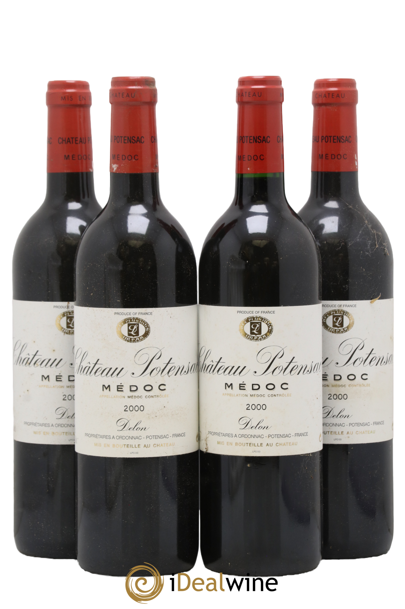 Château Potensac 2000 - Lot de 4 bouteilles - 0