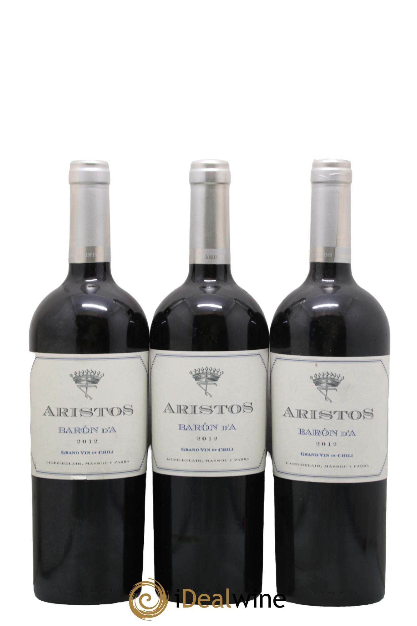 Chili Baron D'A Aristos 2012 - Lot de 3 bouteilles - 0