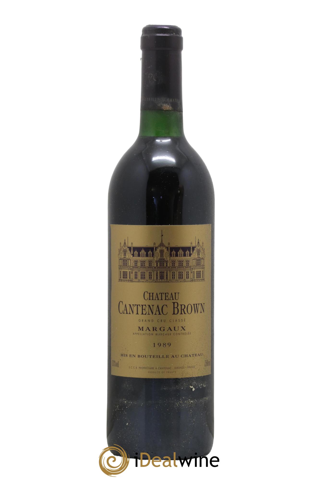 Château Cantenac Brown 3ème Grand Cru Classé 1989 - Posten von 1 Flasche - 0