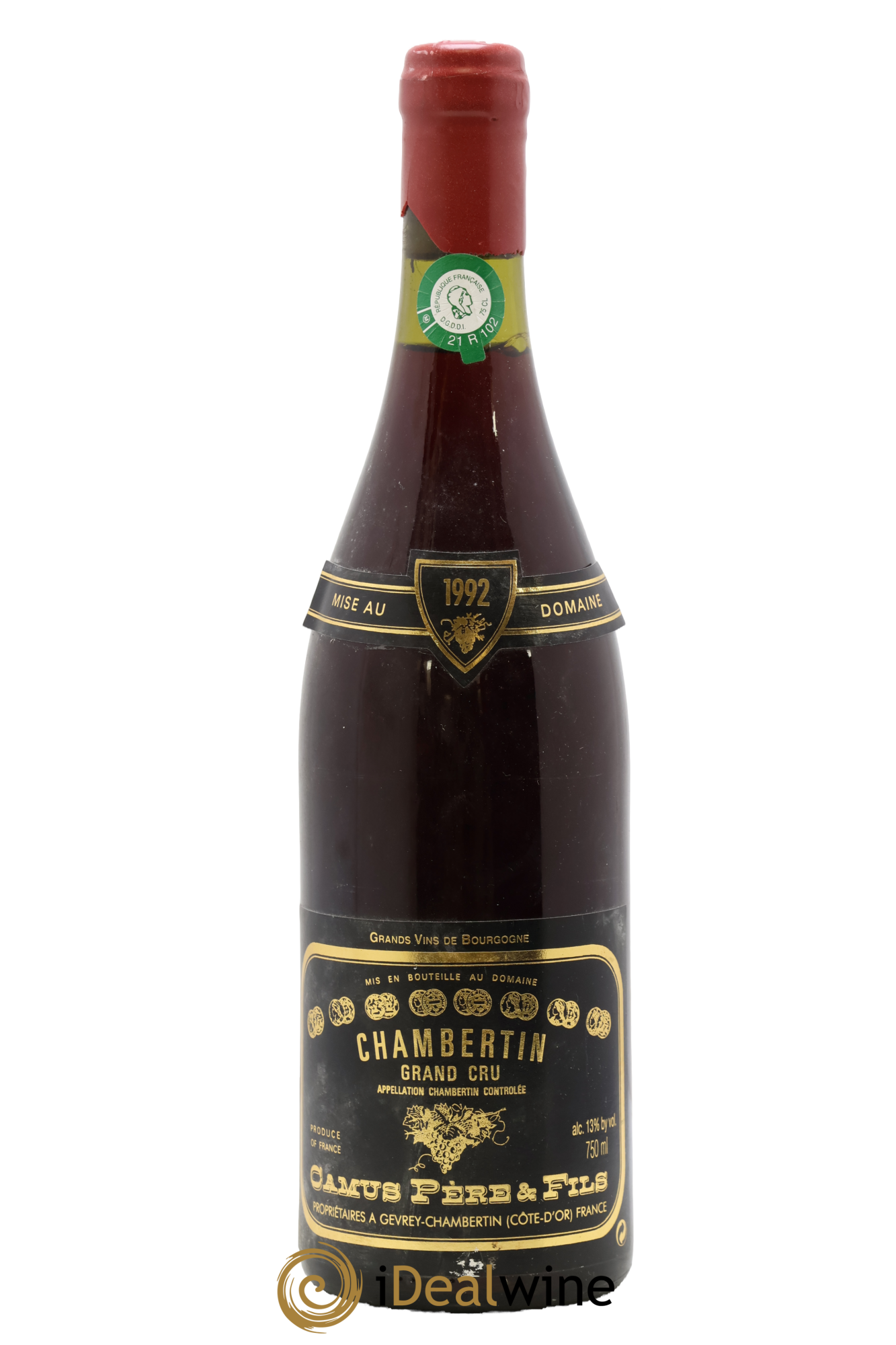 Chambertin Grand Cru Camus Père et Fils (Domaine) 1992 - Lotto di 1 bottiglia - 0