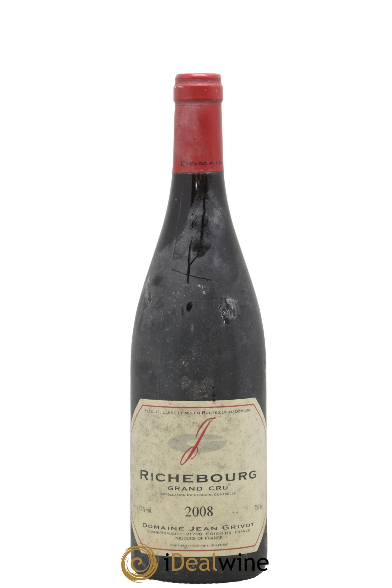 Richebourg Grand Cru Jean Grivot 2008 - Lot de 1 bouteille - 0