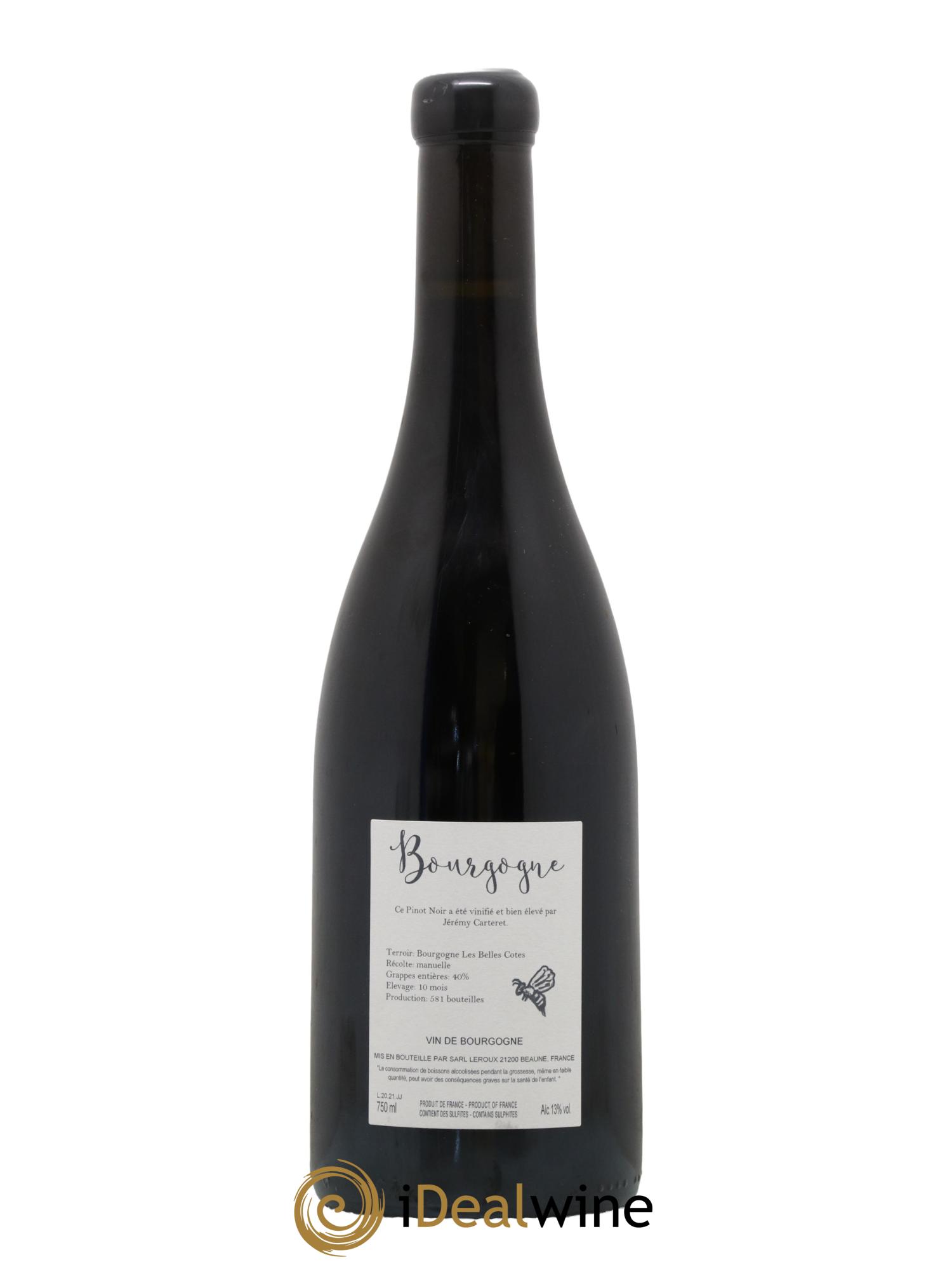 Bourgogne Jérémy Carteret 2021 - Lot de 1 bouteille - 1