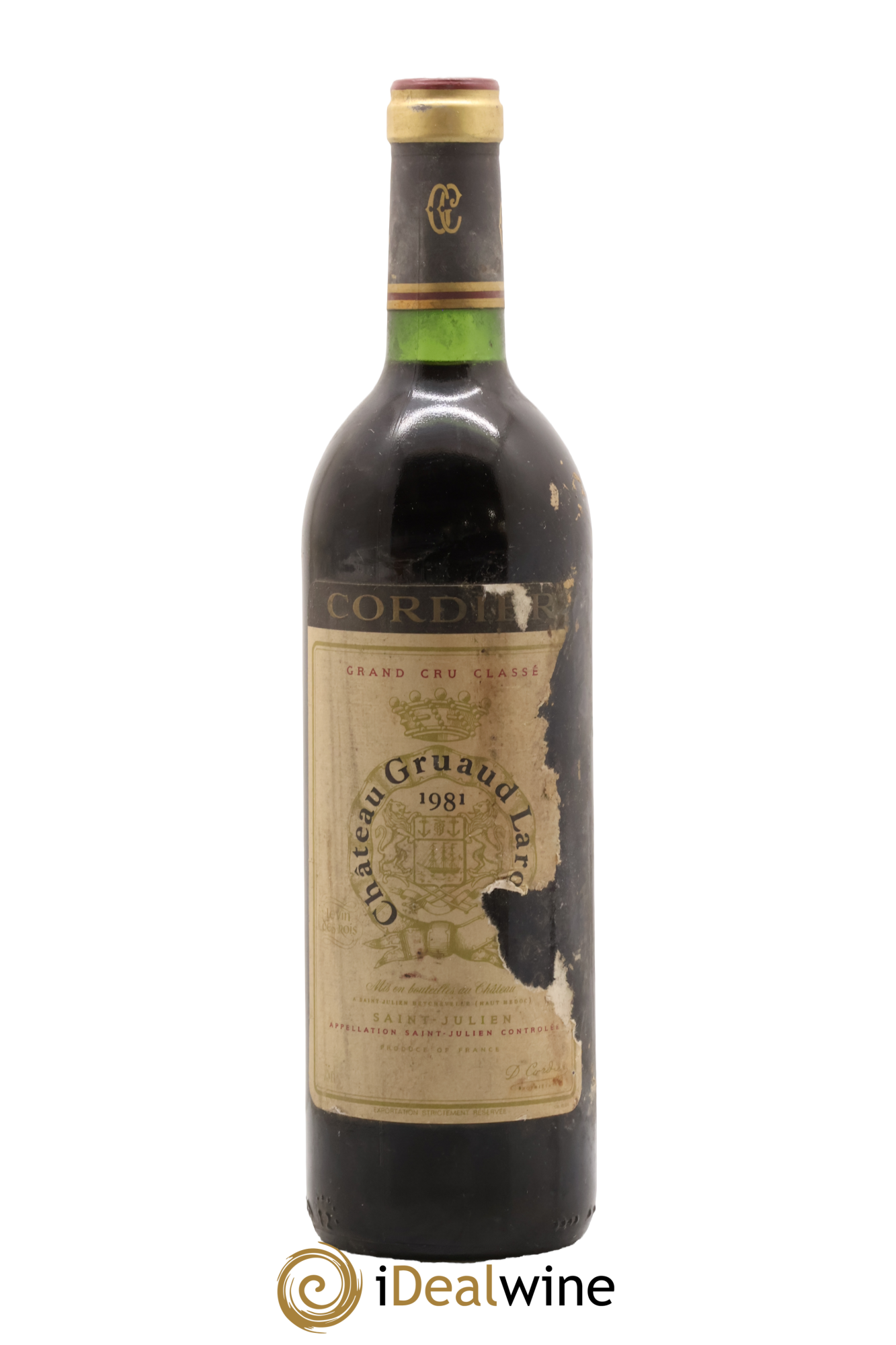 Château Gruaud Larose 2ème Grand Cru Classé 1981 - Lot de 1 bouteille - 0