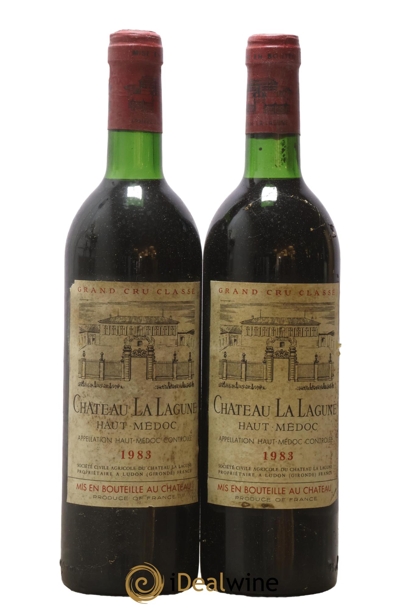 Château la Lagune 3ème Grand Cru Classé 1983 - Lot de 2 bouteilles - 0
