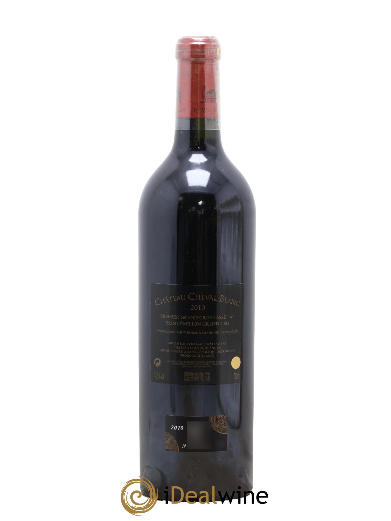 Château Cheval Blanc 1er Grand Cru Classé A 2010 - Lotto di 1 bottiglia - 1