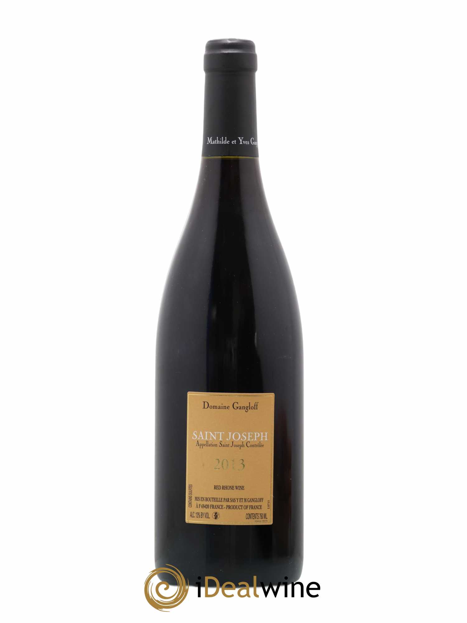 Saint-Joseph Gangloff (Domaine) 2013 - Lot de 1 bouteille - 1