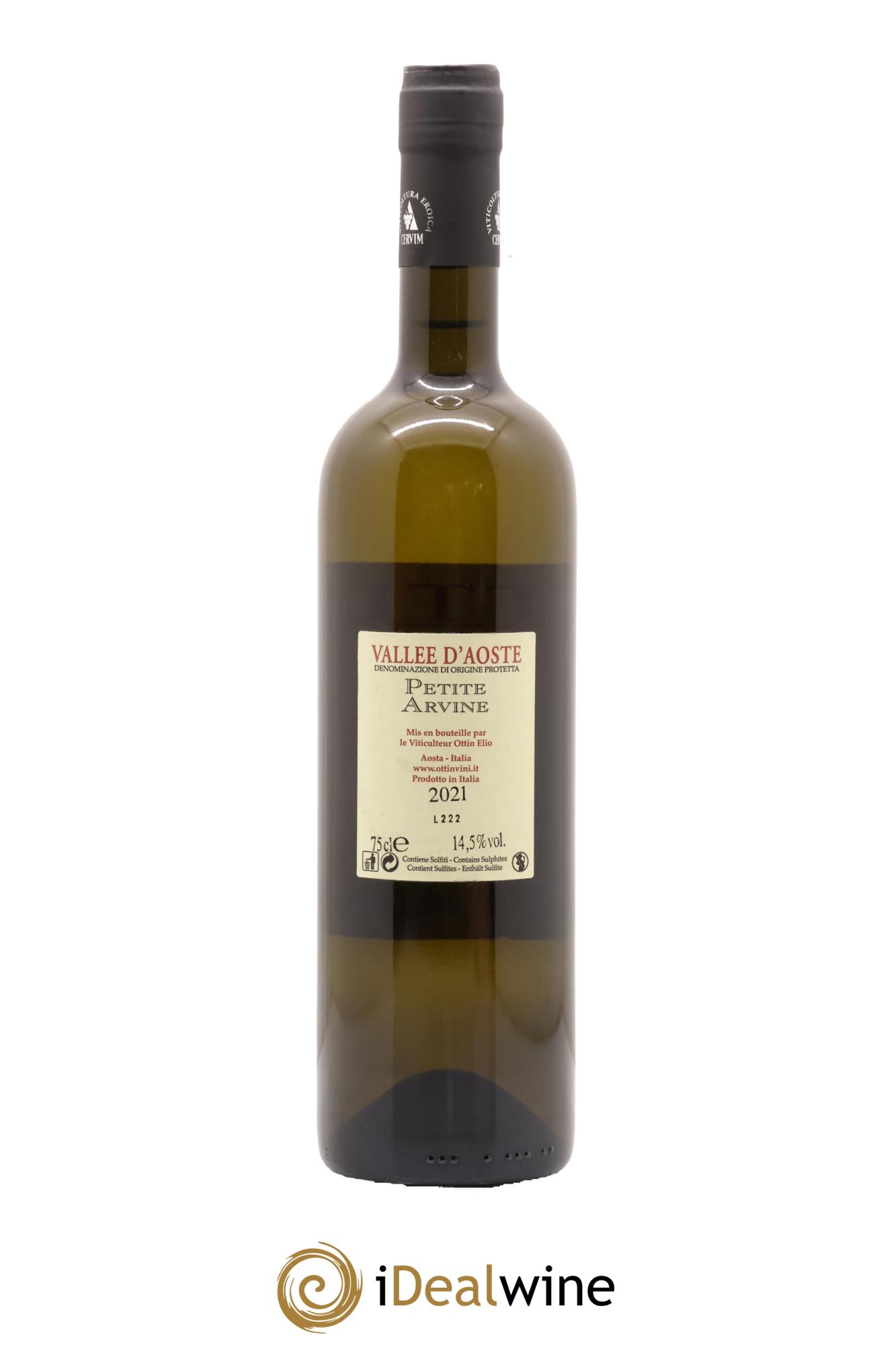 Italie Vallée D'Aoste Petite Arvine Ottin 2021 - Posten von 1 Flasche - 1