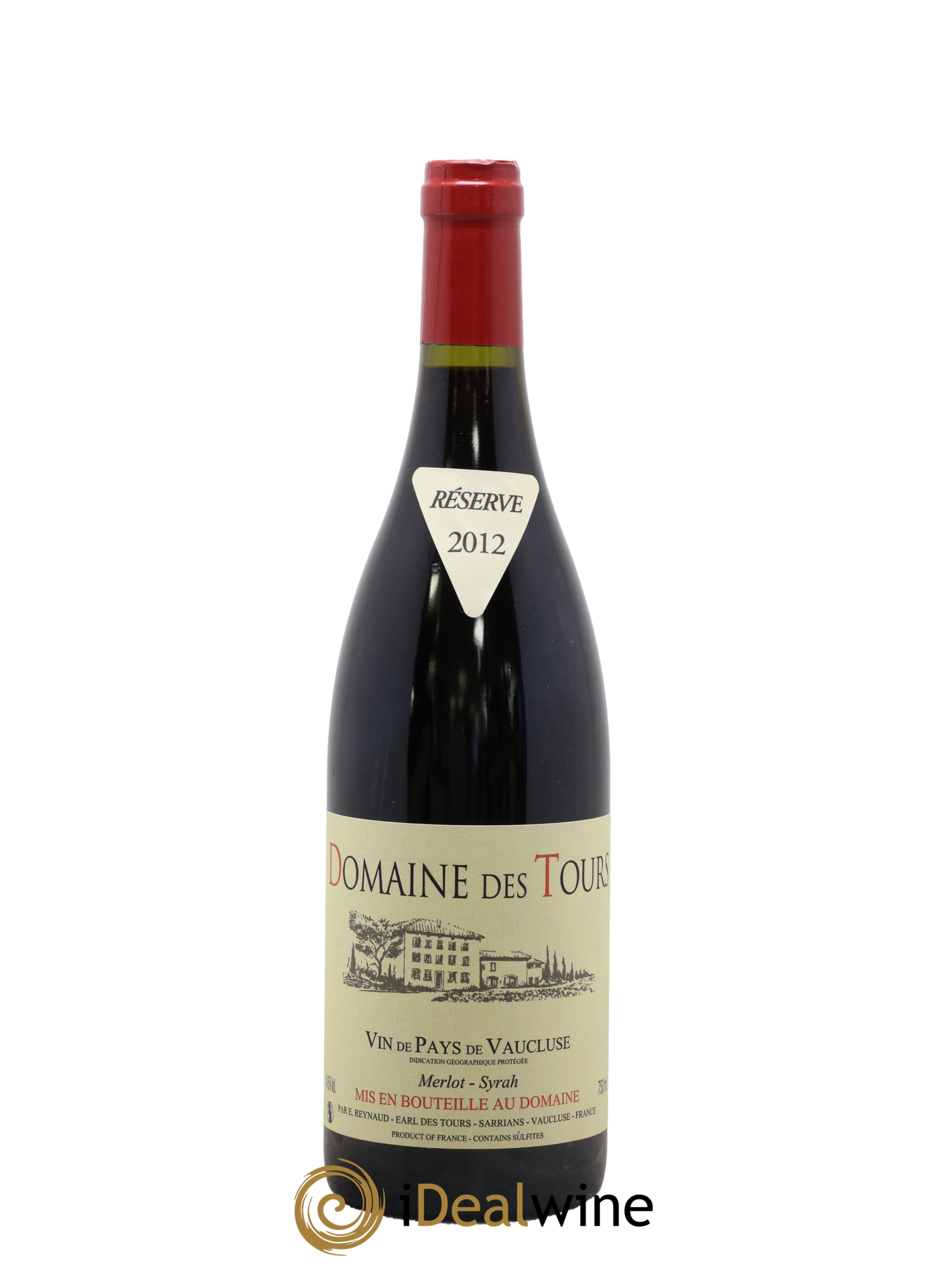 Vaucluse Domaine des Tours Merlot-Syrah Emmanuel Reynaud 2012 - Posten von 1 Flasche - 0