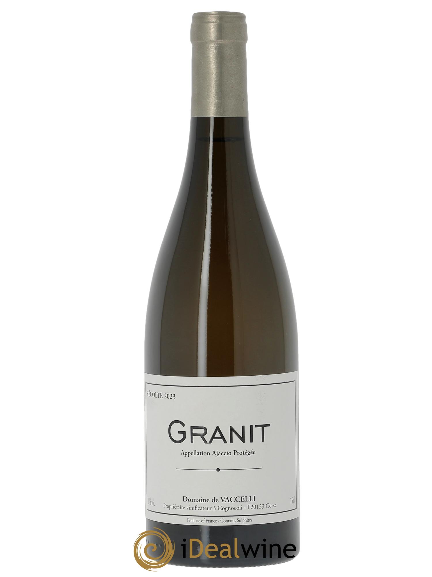 Ajaccio Granit Vaccelli 2023 - Lote de 1 botella - 0