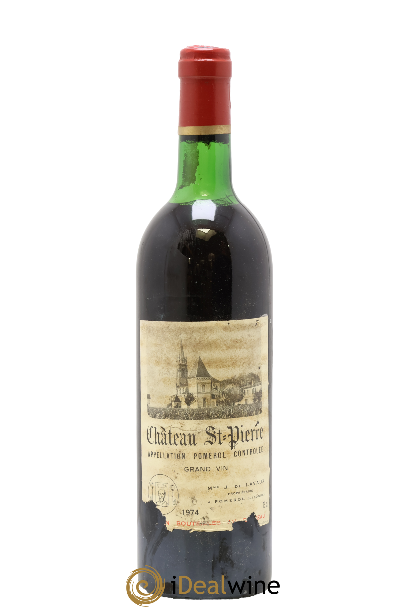 Château Saint-Pierre 1974 - Lot de 1 bouteille - 0