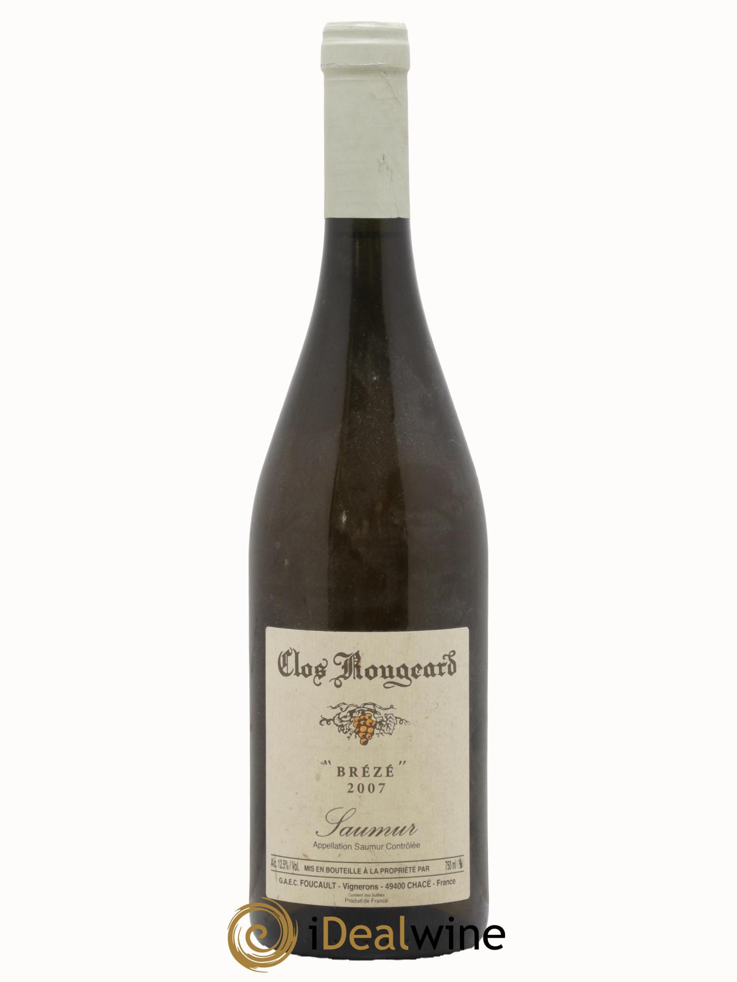 Saumur Brézé Clos Rougeard 2007 - Posten von 1 Flasche - 0