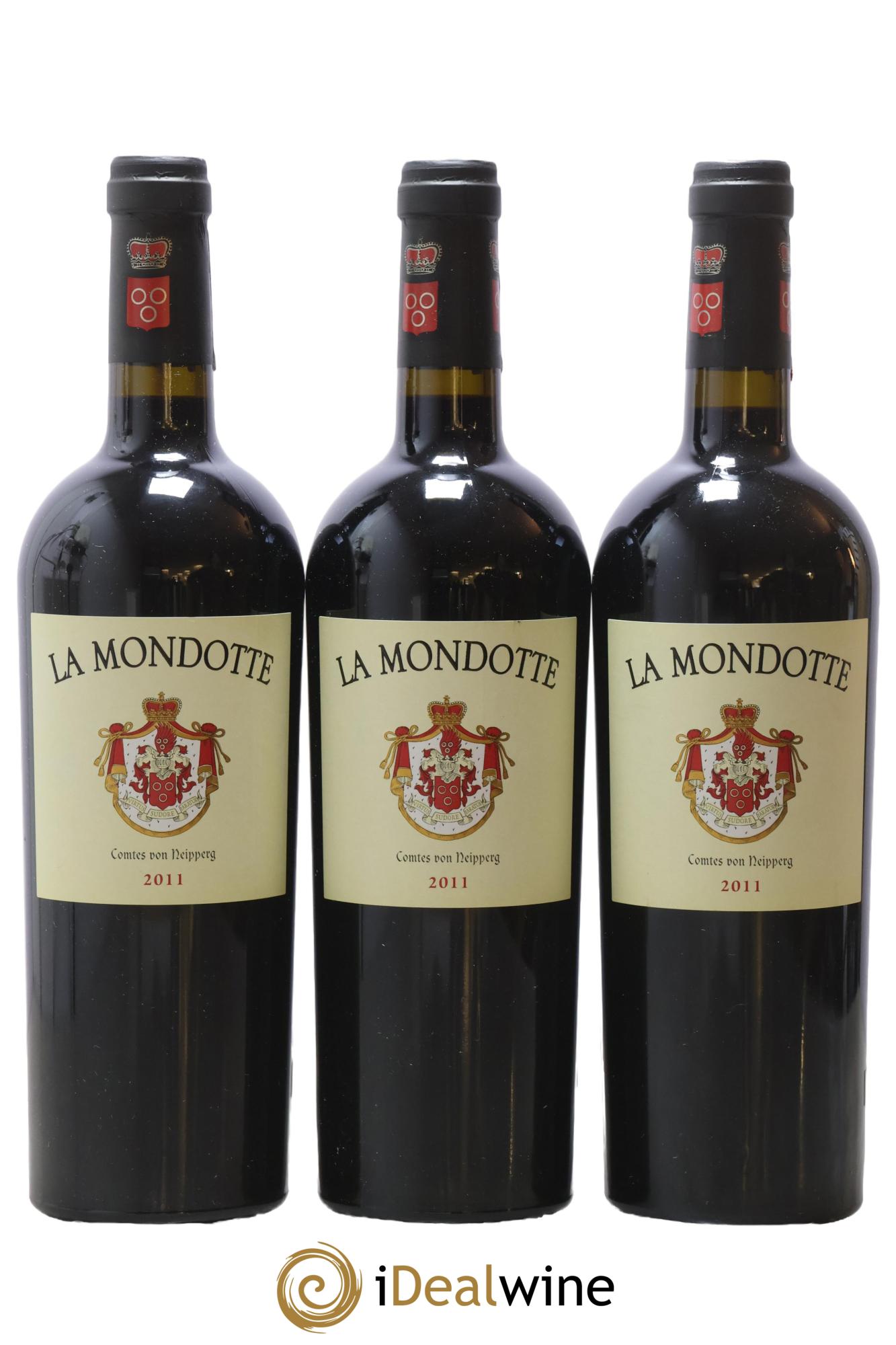 La Mondotte 1er Grand Cru Classé B depuis 2012 2011 - Lot de 3 bouteilles - 0