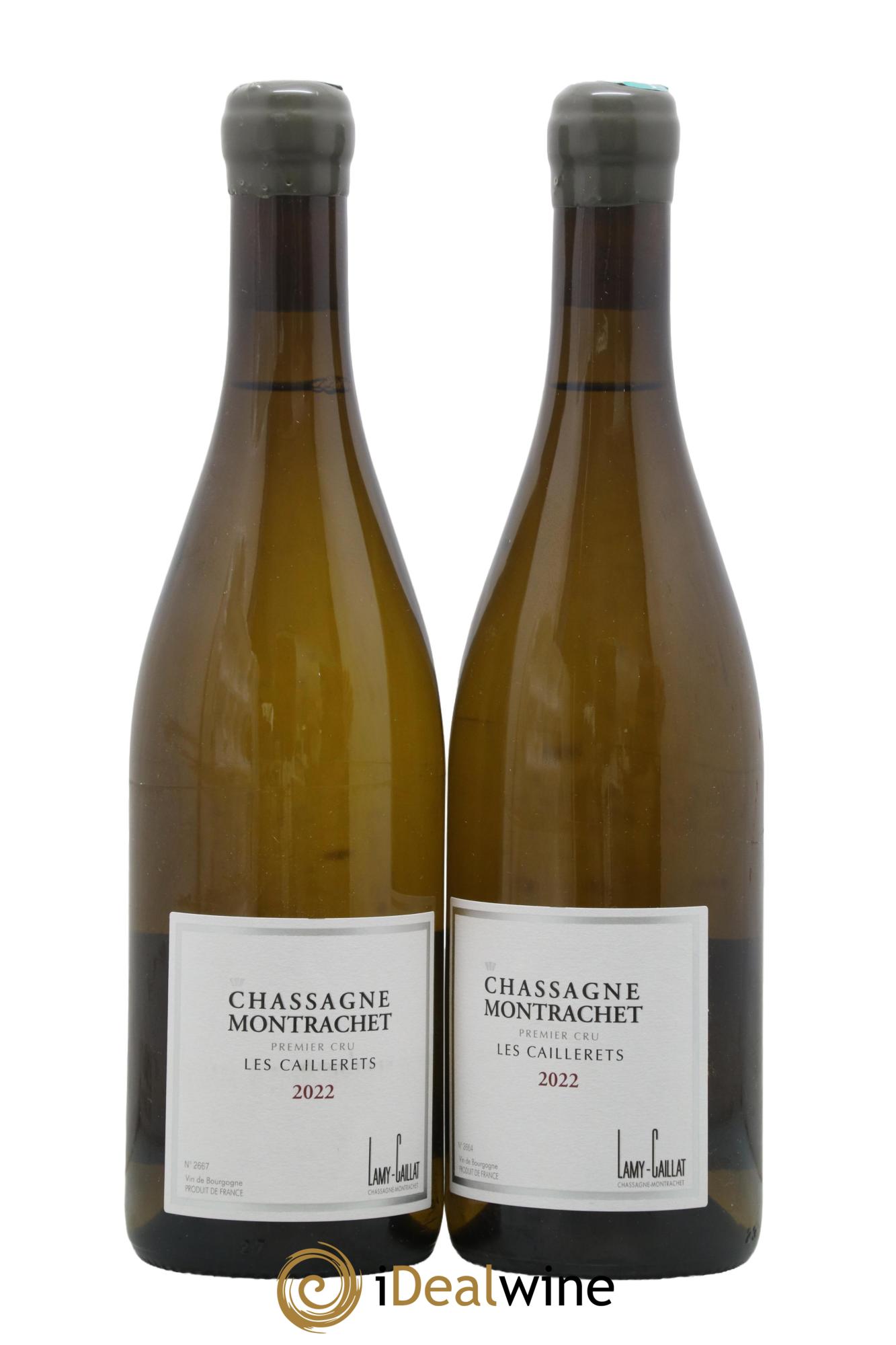Chassagne-Montrachet 1er Cru Les Caillerets Lamy-Caillat (Domaine)  2022 - Lot de 2 bouteilles - 0