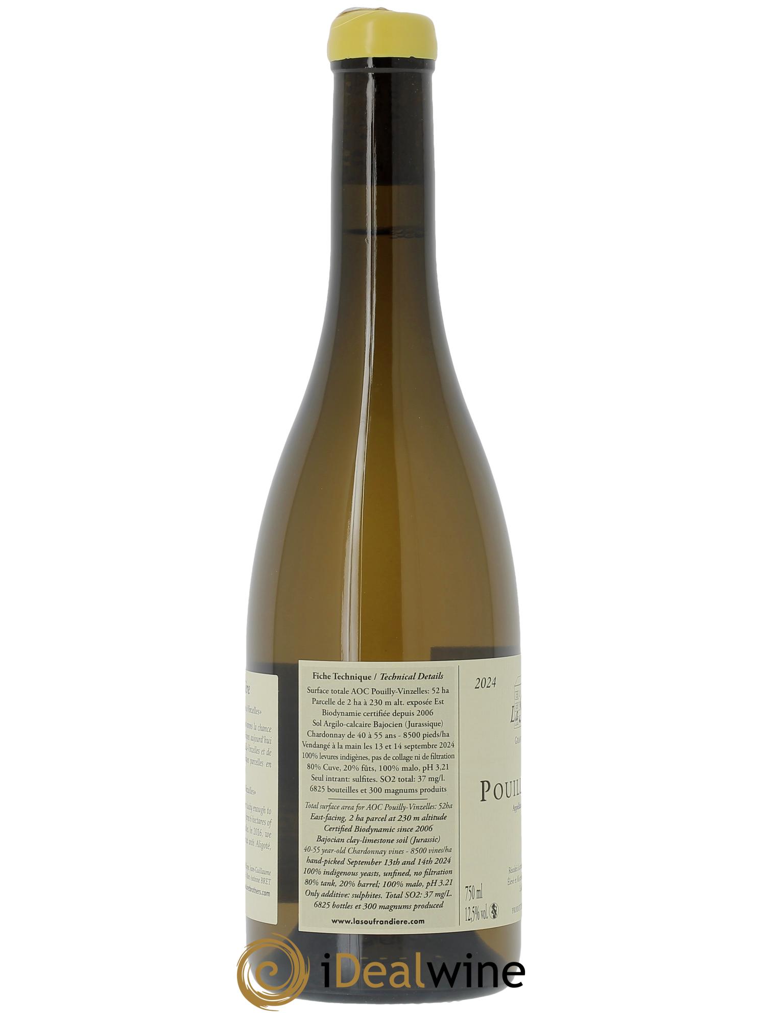 Pouilly-Vinzelles Cuvée Zen Bret Brothers  2024 - Lot de 1 bouteille - 2