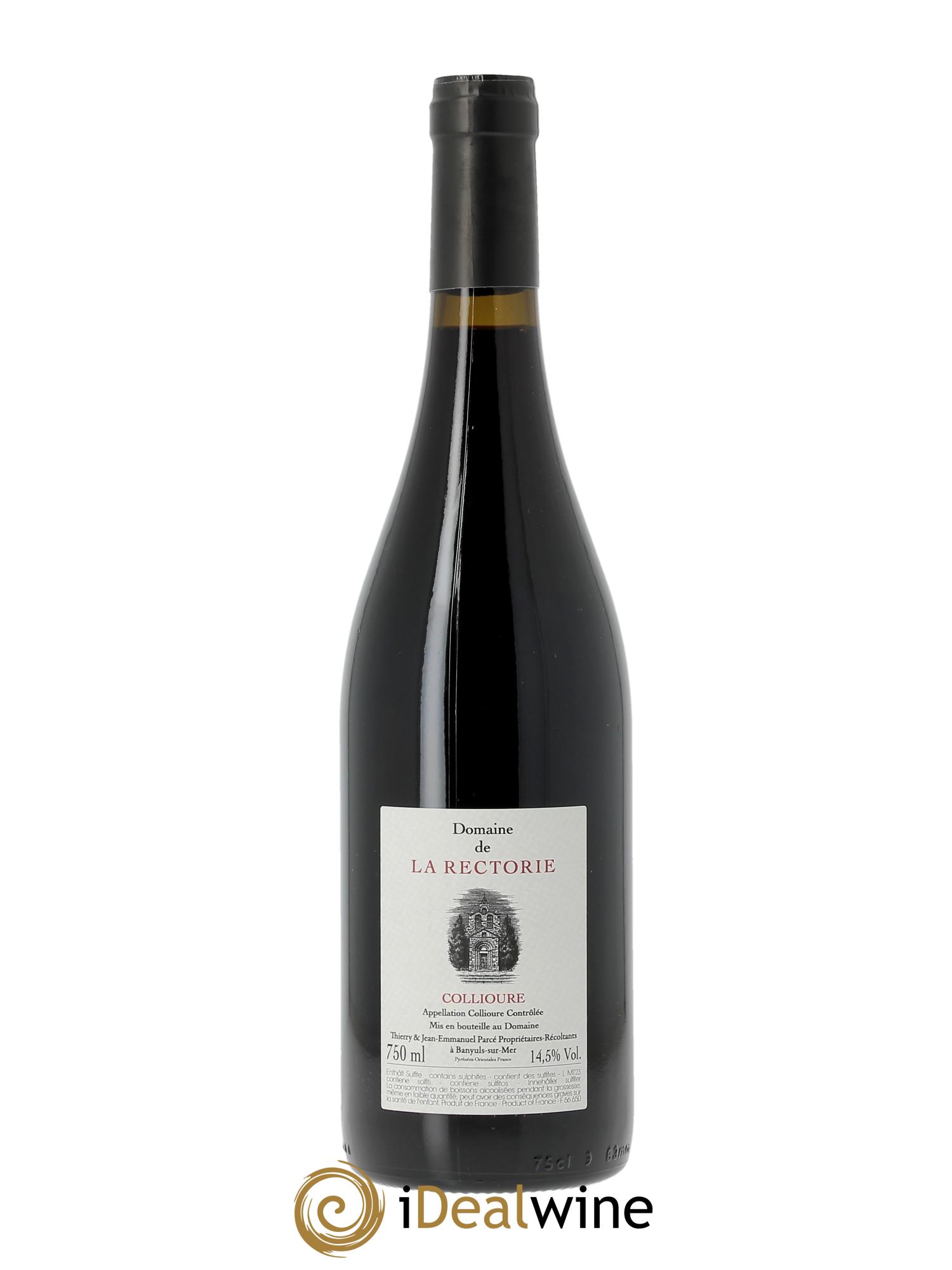 Collioure La Rectorie (Domaine de)  Montagne Thierry et Jean Emmanuel Parcé  2023 - Lot of 1 bottle - 1