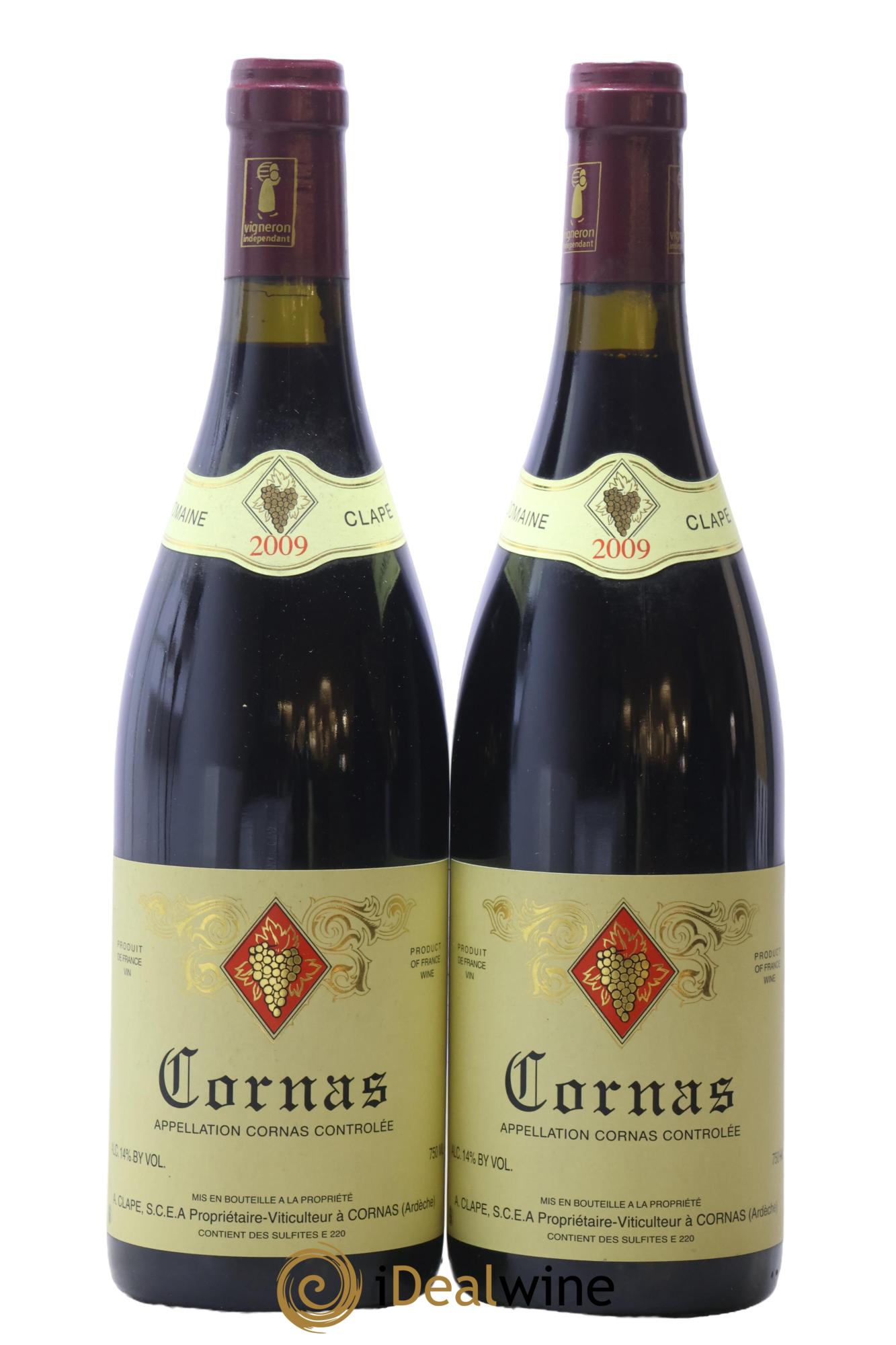 Cornas Auguste Clape 2009 - Lot de 2 bouteilles - 0