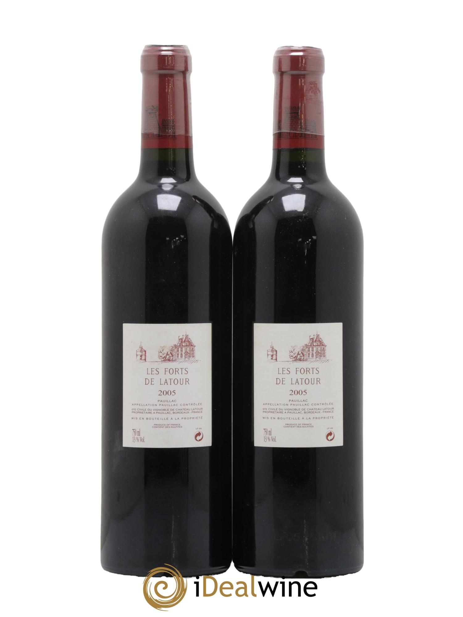 Les Forts de Latour Second Vin 2005 - Lot of 2 bottles - 1