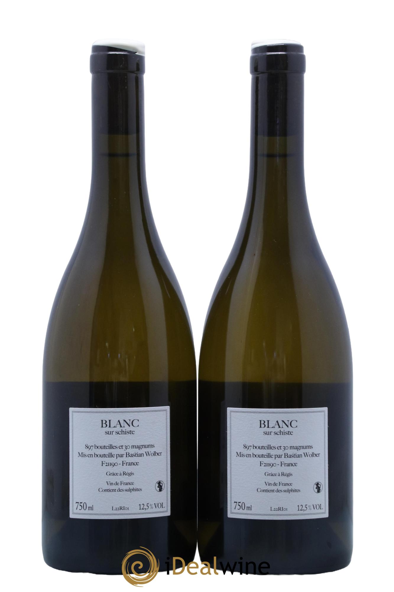 Vin de France Laisse Tomber Riesling Bastian Wolber 2022 - Posten von 2 Flaschen - 1