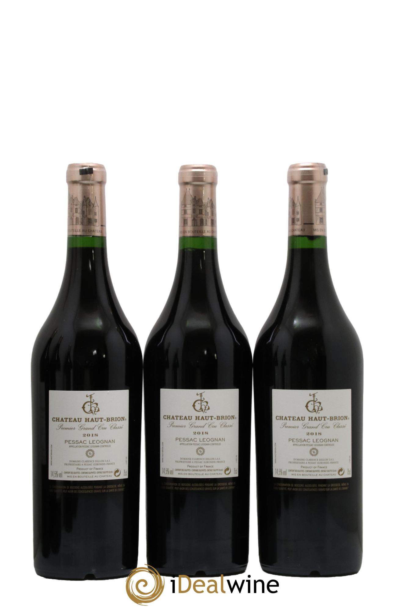 Château Haut Brion 1er Grand Cru Classé 2018 - Lot of 6 bottles - 2