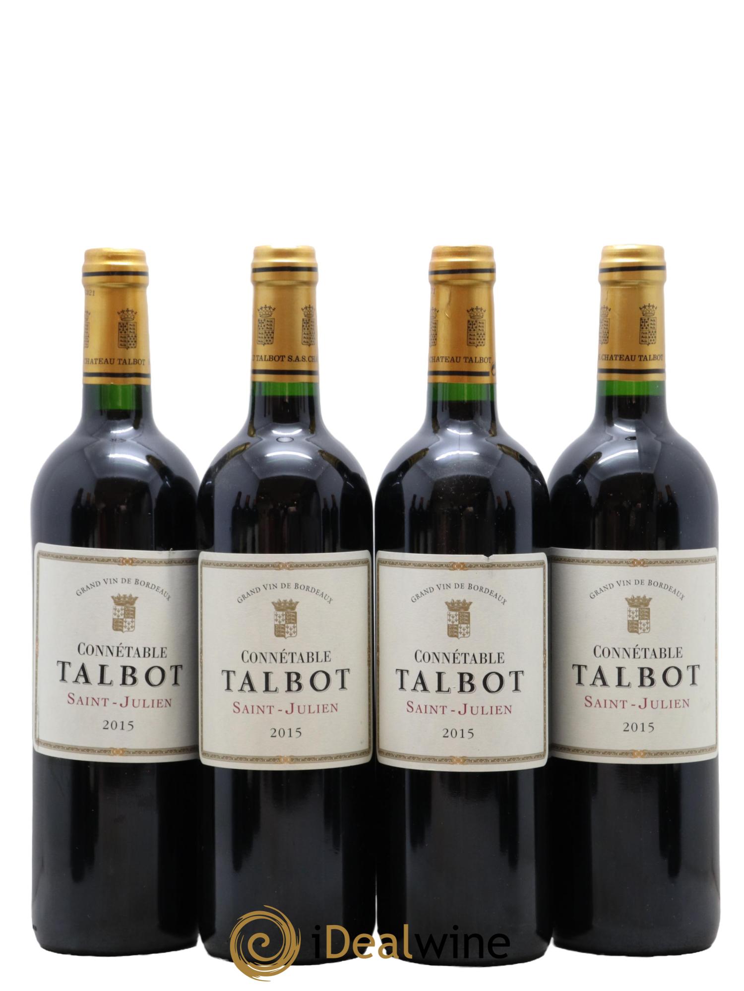 Connétable de Talbot Second Vin 2015 - Posten von 4 Flaschen - 0