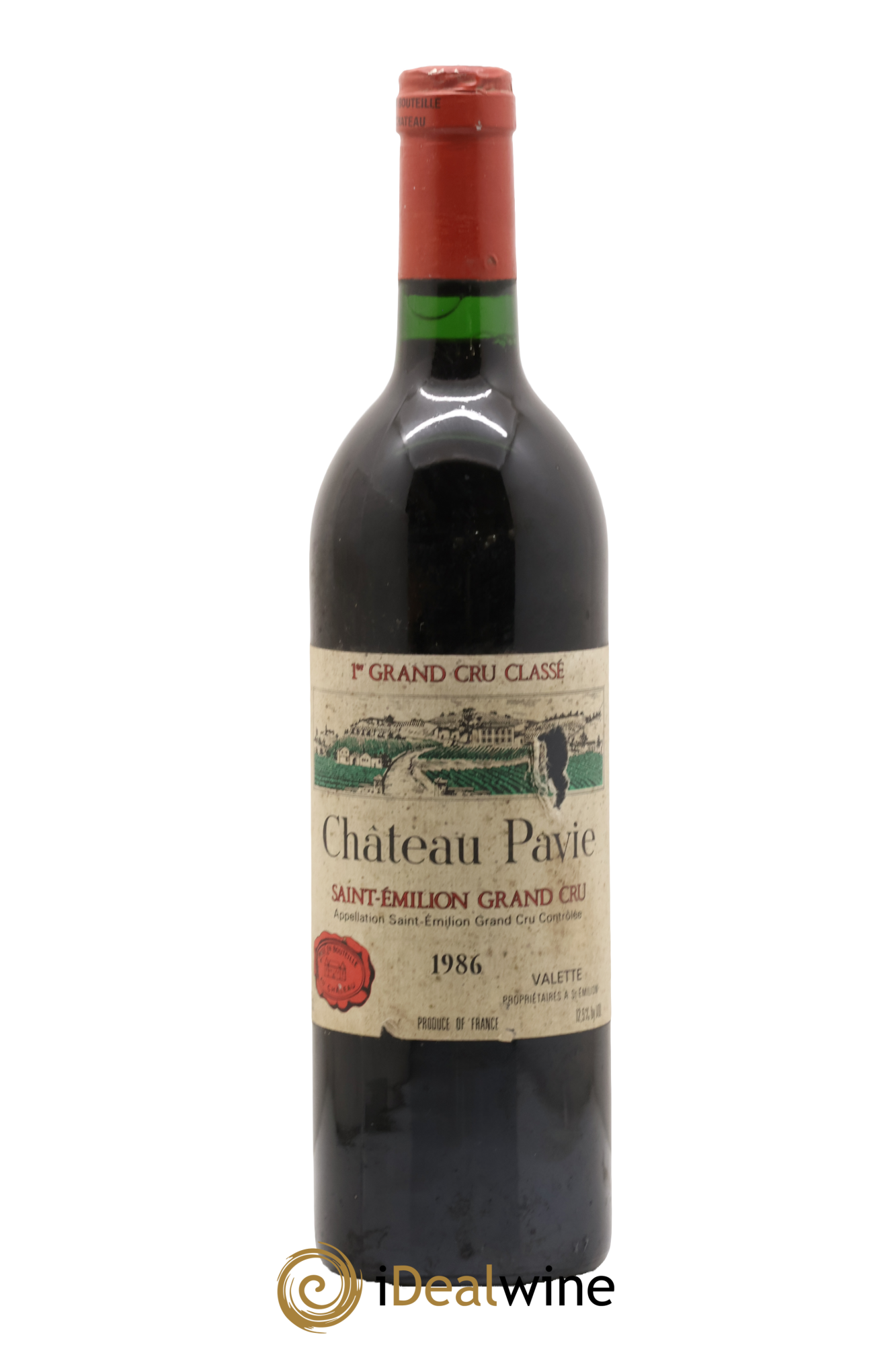 Château Pavie 1er Grand Cru Classé A 1986 - Lot de 1 bouteille - 0