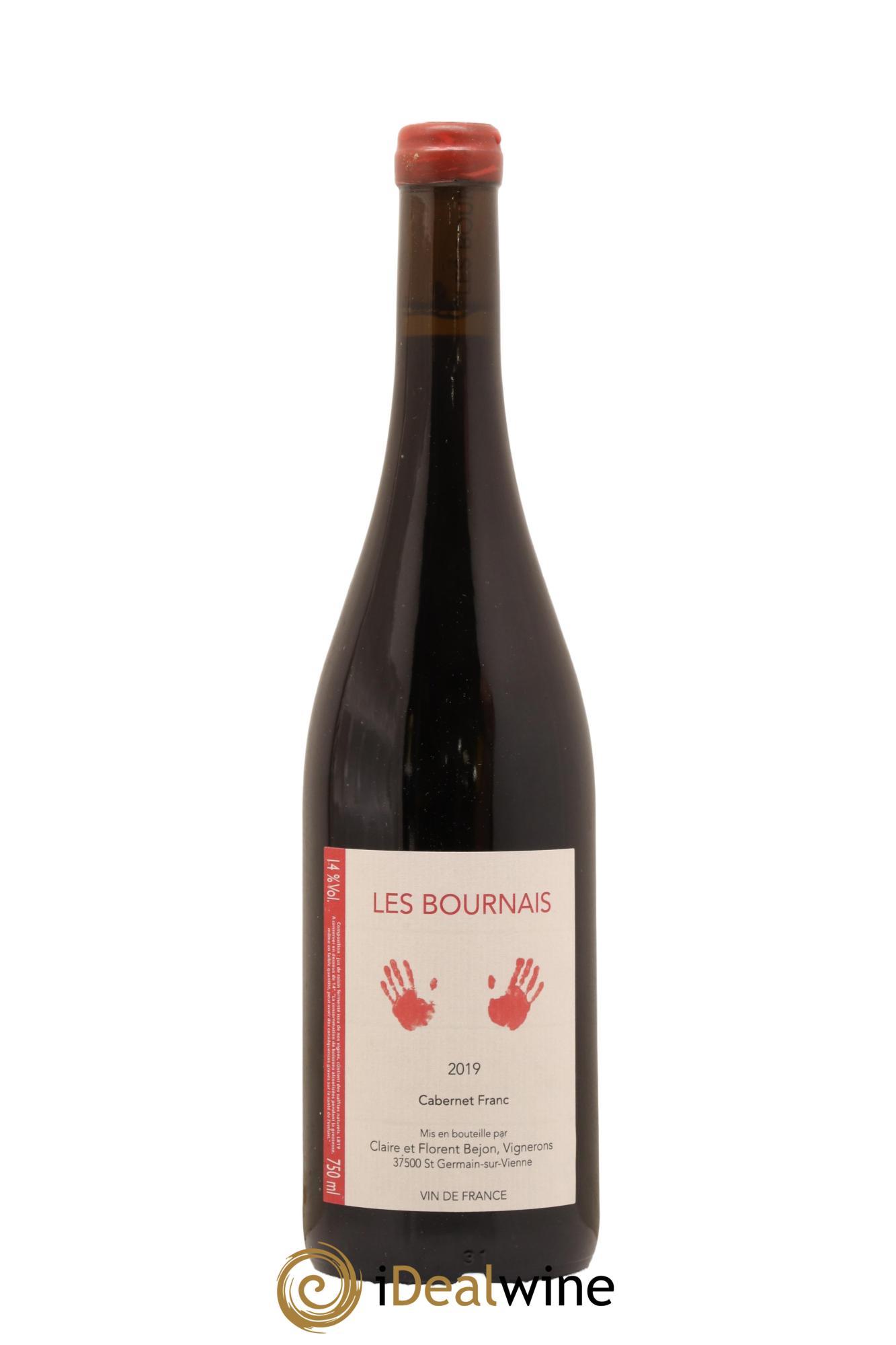 Vin de France Cabernet Franc Les Bournais Bejon 2019 - Lot de 1 bouteille - 0
