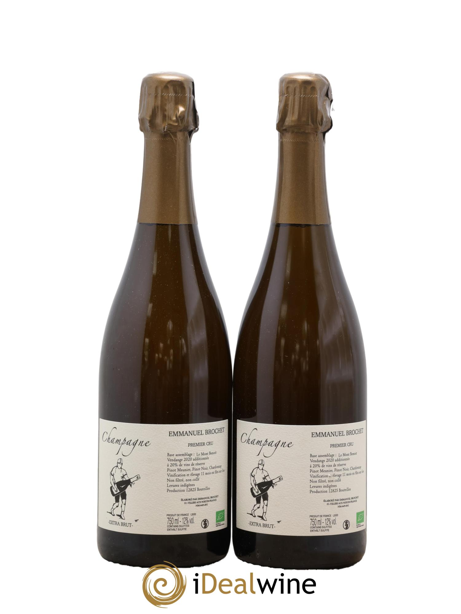 Le Mont Benoit Extra-Brut Emmanuel Brochet - Lot de 2 bouteilles - 0