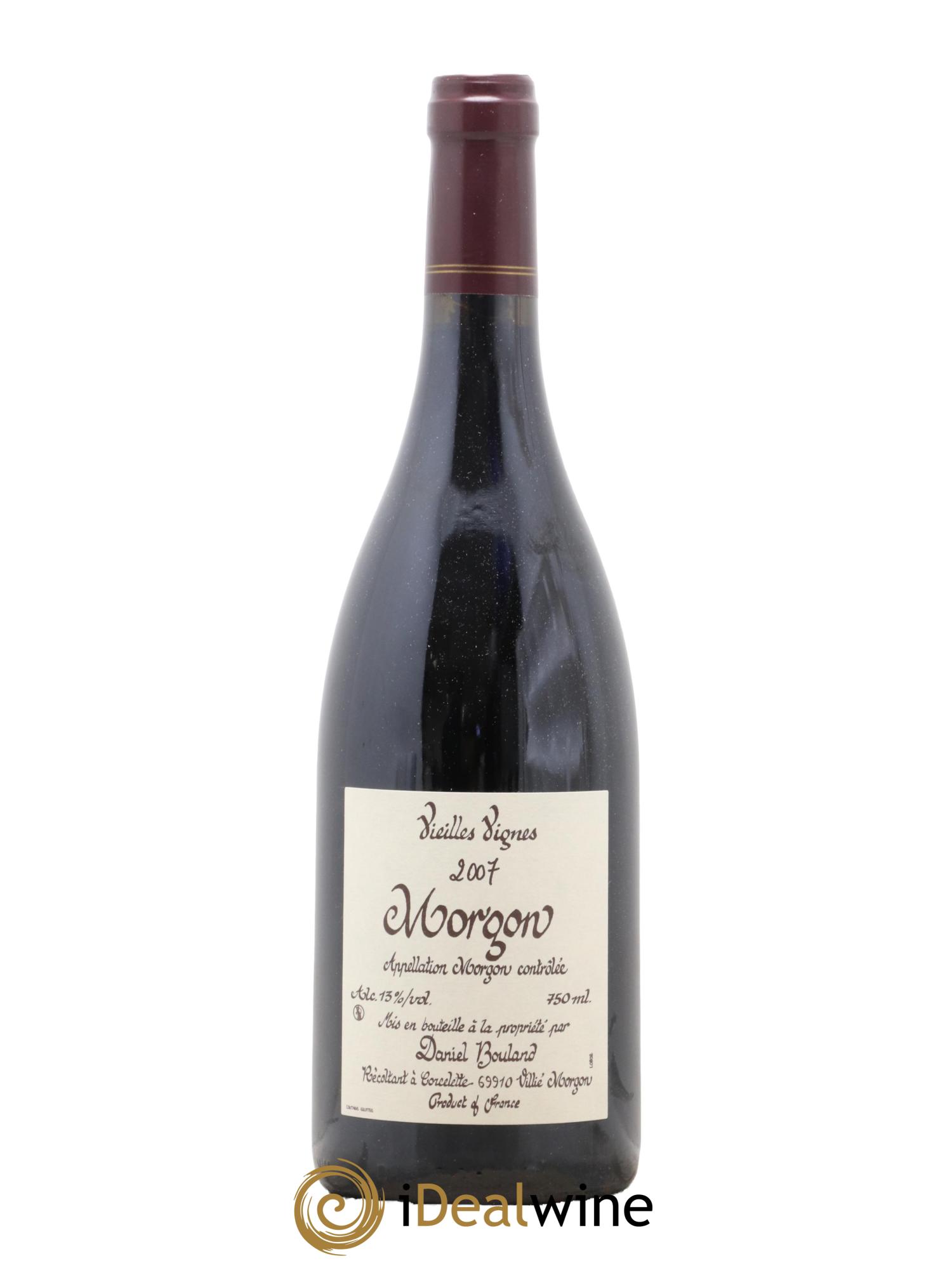 Morgon Vieilles Vignes Daniel Bouland (Domaine) 2007 - Lot de 1 bouteille - 0