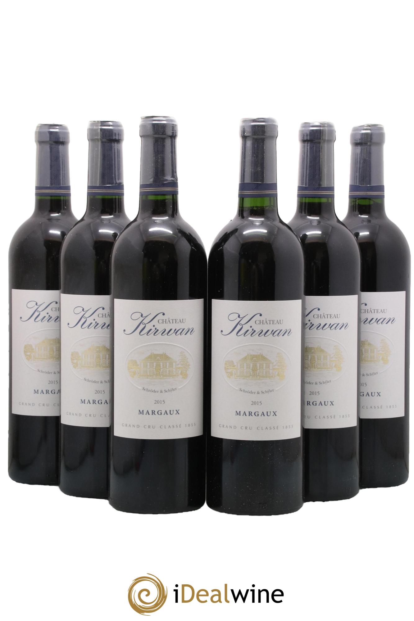 Château Kirwan 3ème Grand Cru Classé 2015 - Lot de 6 bouteilles - 0
