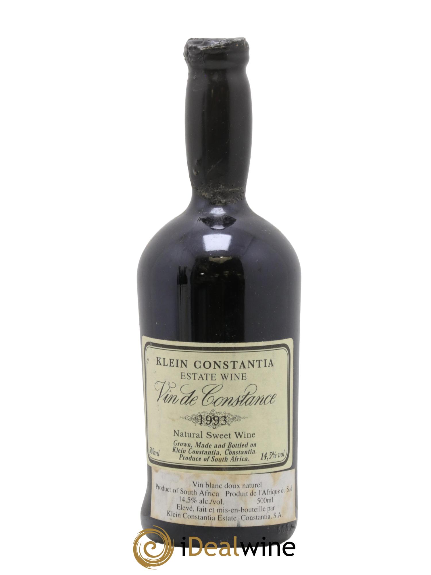 Vin de Constance Klein Constantia L. Jooste 1993 - Lot de 1 format 50cl - 0