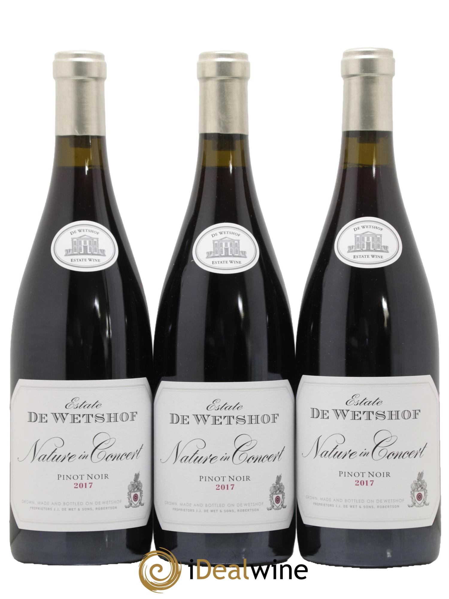 Afrique du Sud Nature in Concert Estate De Wetshof 2017 - Lot de 3 bouteilles - 0