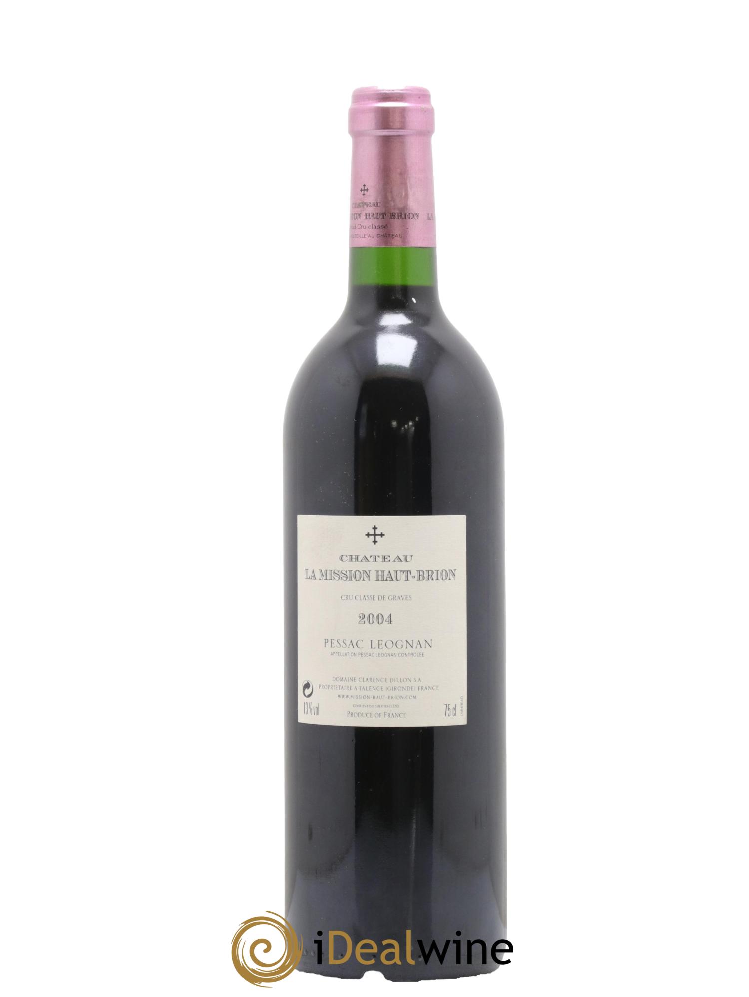 Château la Mission Haut-Brion Cru Classé de Graves 2004 - Posten von 1 Flasche - 1