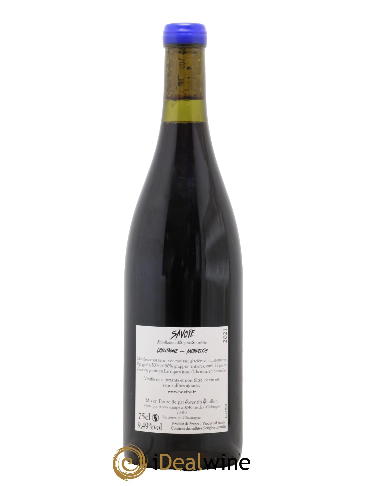 Vin de Savoie Cosmos Corentin Houillon 2021 - Lot de 1 bouteille - 1