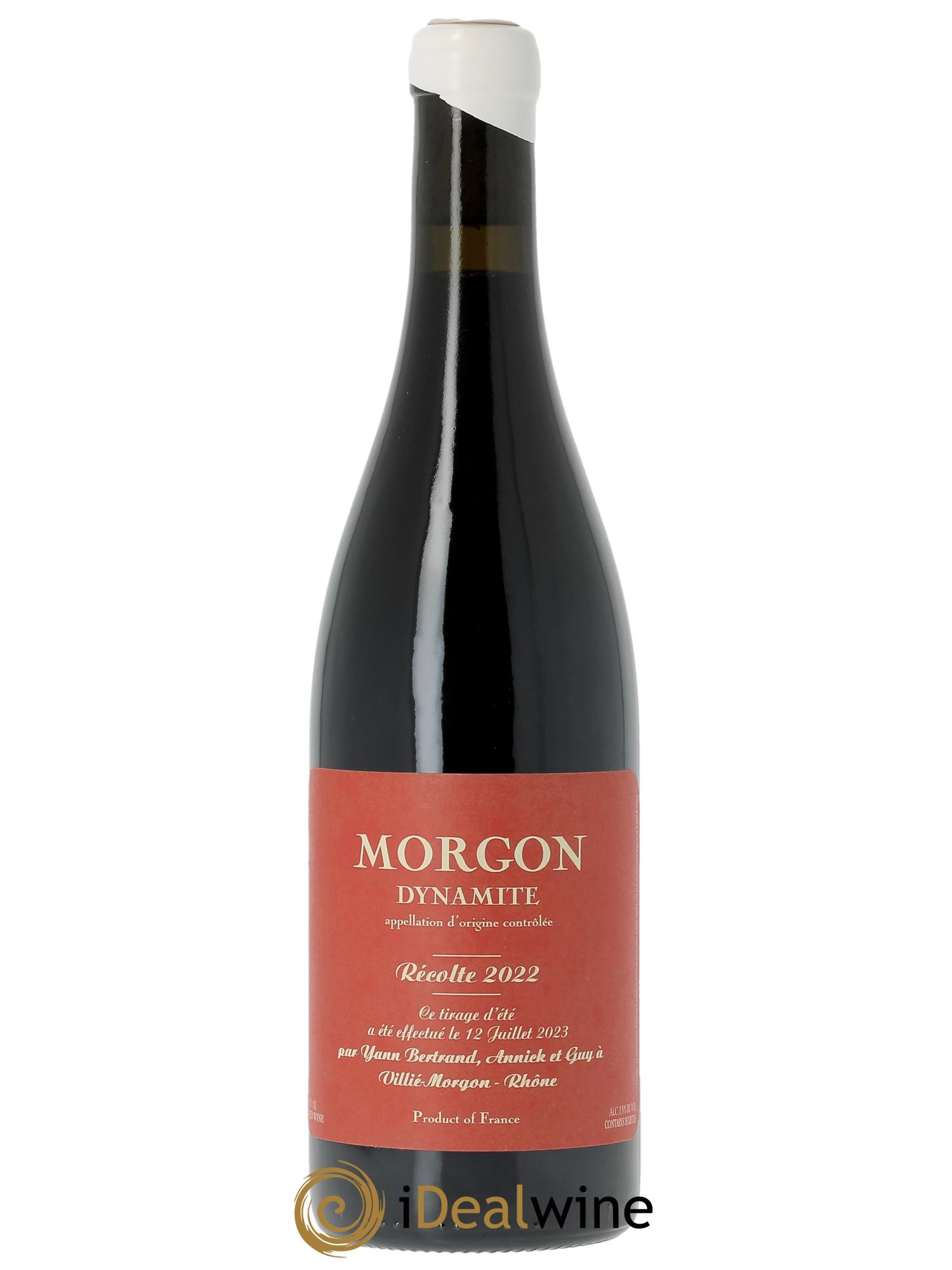 Morgon Dynamite Yann Bertrand 2022 - Lot de 1 bouteille - 0