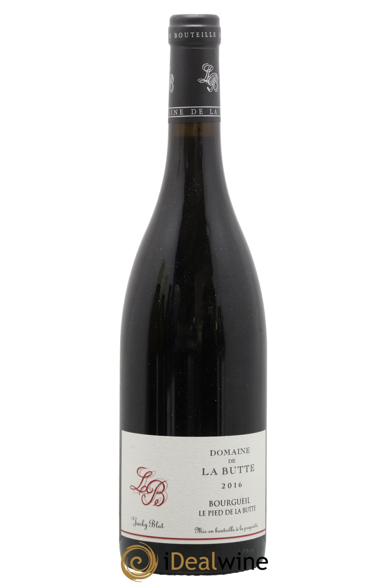 Bourgueil Le Pied de la Butte Domaine de La Butte - Jacky Blot 2016 - Lot de 1 bouteille - 0