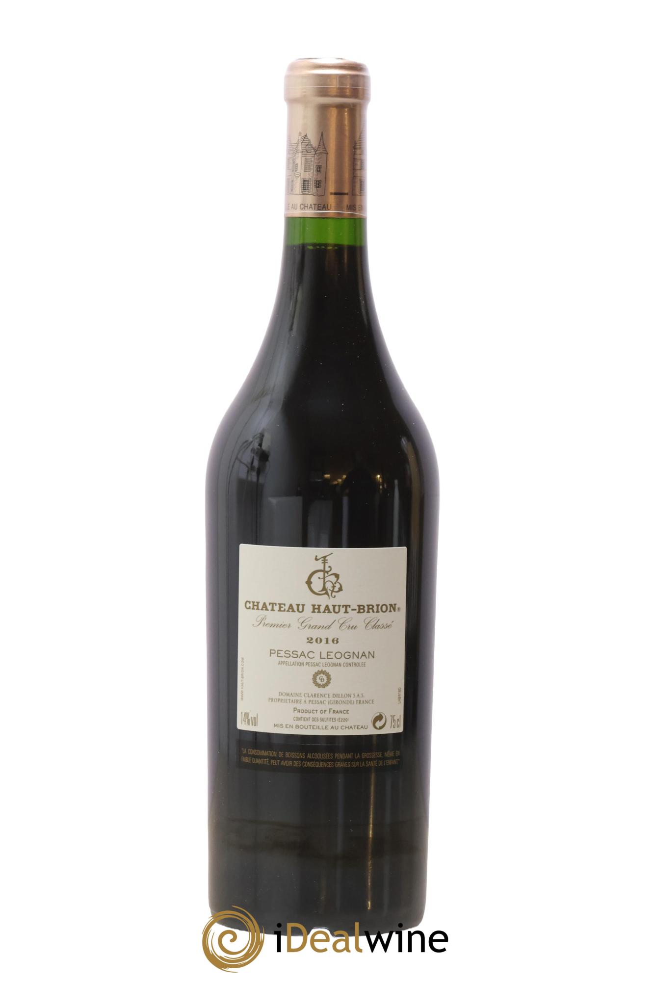 Château Haut Brion 1er Grand Cru Classé 2016 - Lot of 1 bottle - 1
