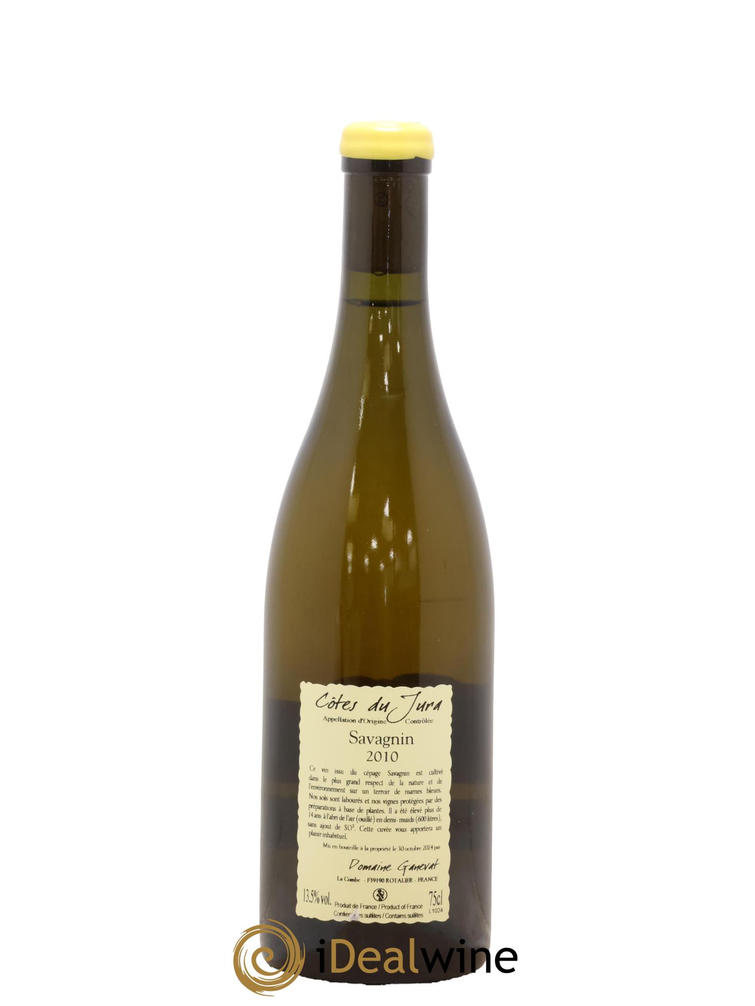 Côtes du Jura Les Vignes de mon Père Jean-François Ganevat (Domaine) 2010 - Lot of 1 bottle - 1